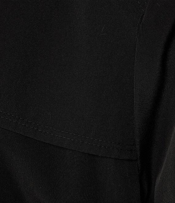 London Fog Stand Collar Water Resistant Hooded Rain Coat Product Image