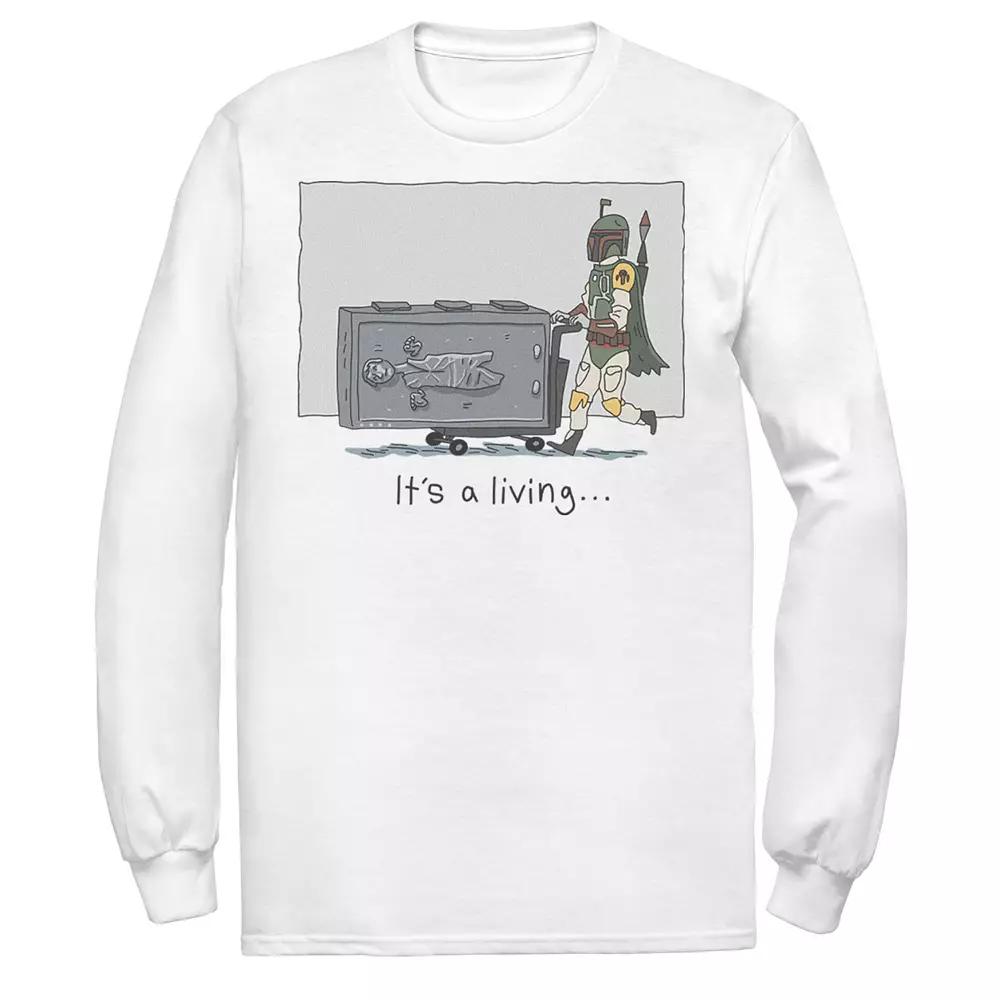 Men's Star Wars Boba Fett It's A Living Doodle Tee,  Product Image