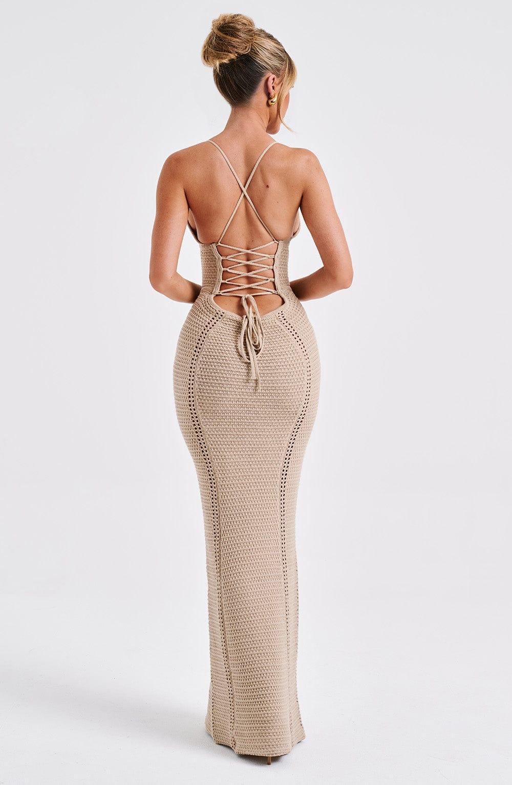 Xanthe Maxi Dress - Beige Product Image