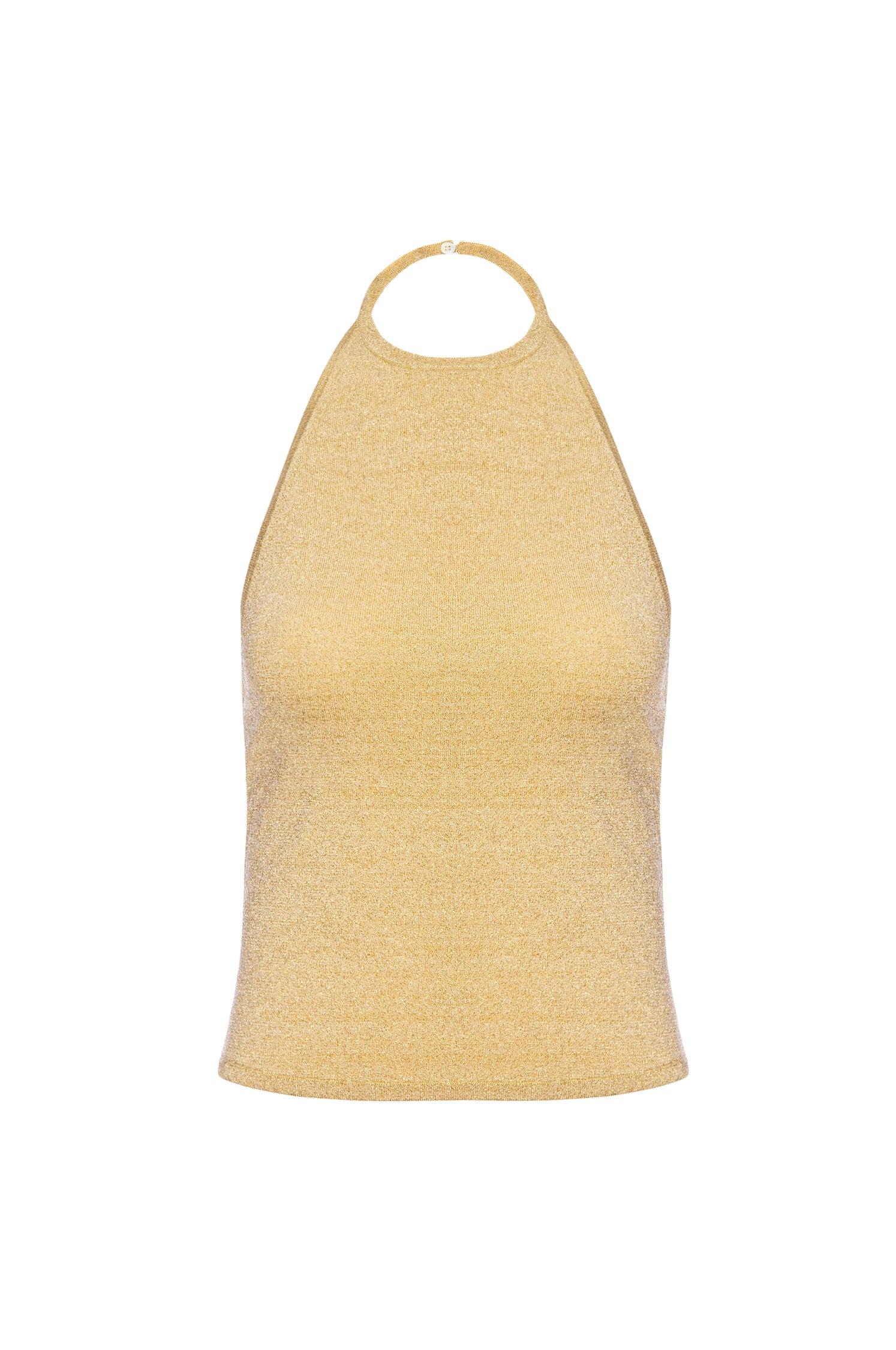NATALIA TOP - GOLD Product Image