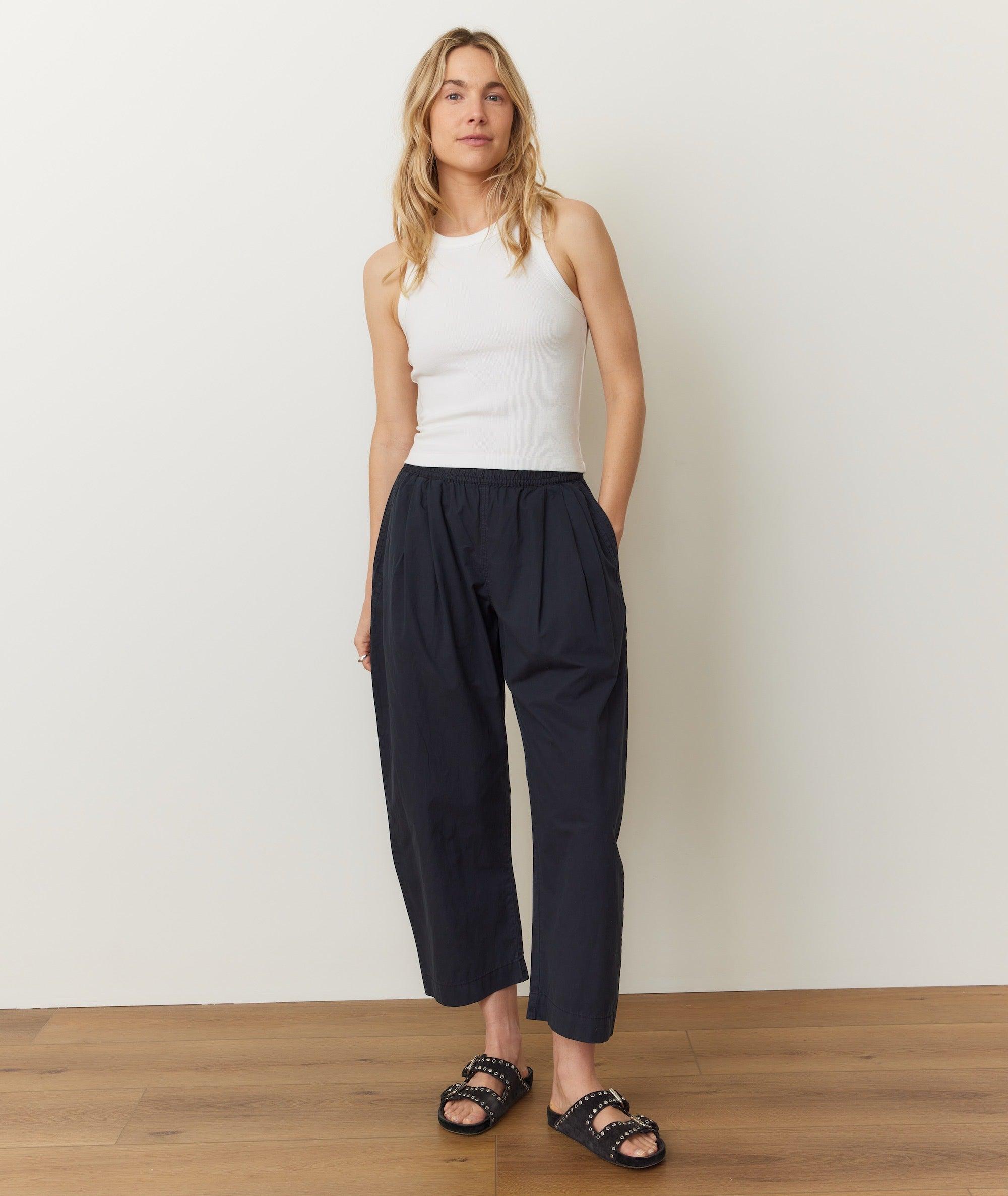 Kyra Poplin Barrel Pant Product Image