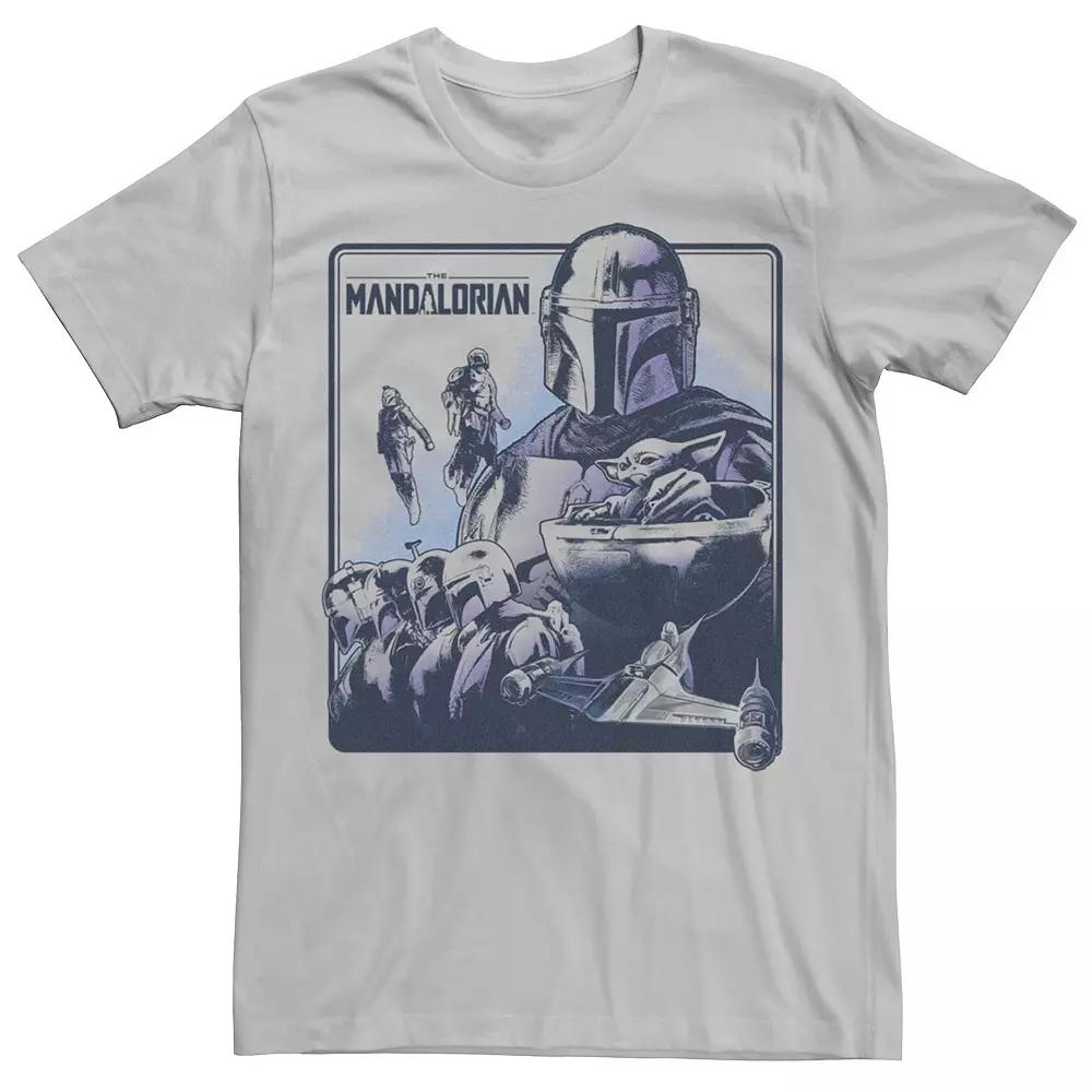 Men's Star Wars The Mandalorian Characters Collage Tee,  Product Image