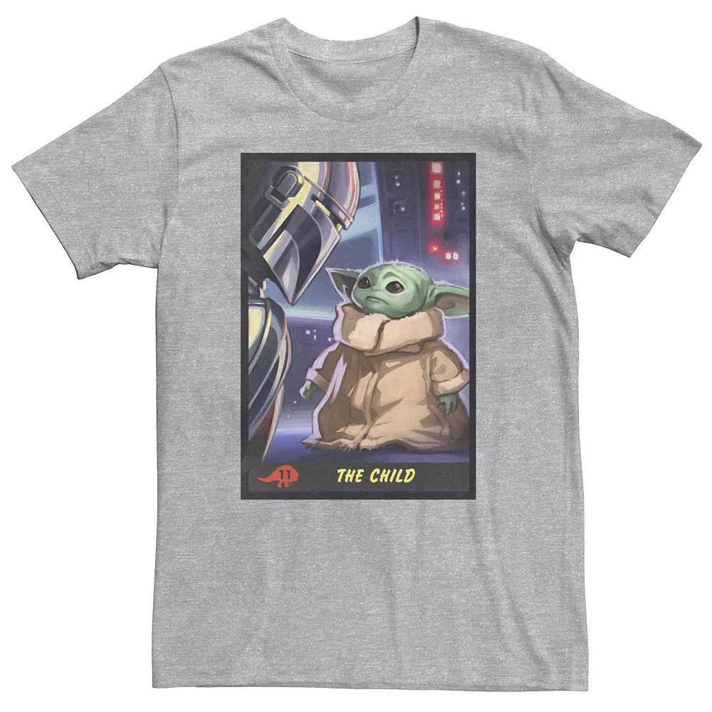 Big & Tall Star Wars: The Mandalorian The Child Trading Card Tee, Men's,  Product Image