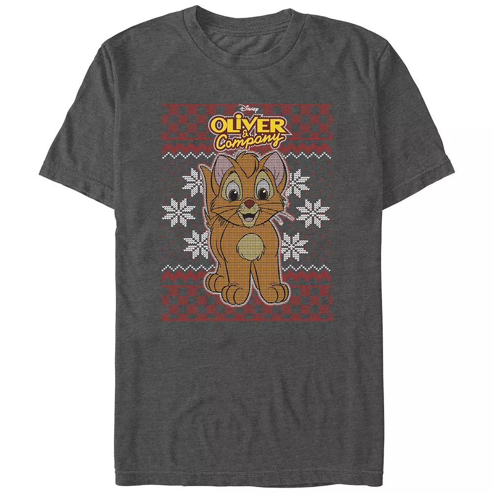 Big & Tall Oliver And Company Christmas Sweater Graphic Tee, Men's,  Product Image