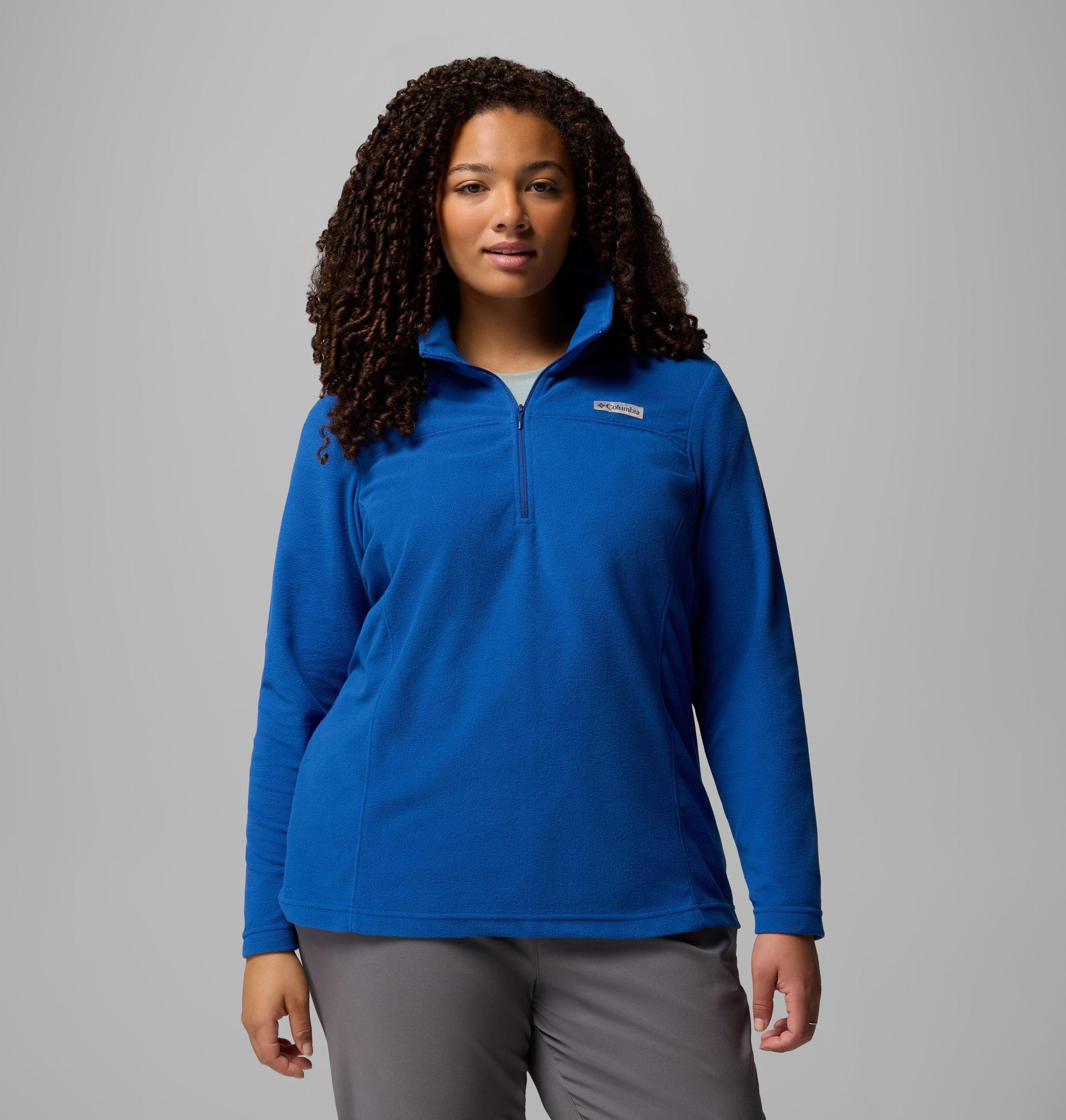Columbia Womens Lake Aloha Half Zip Fleece Pullover - Plus Size- Product Image