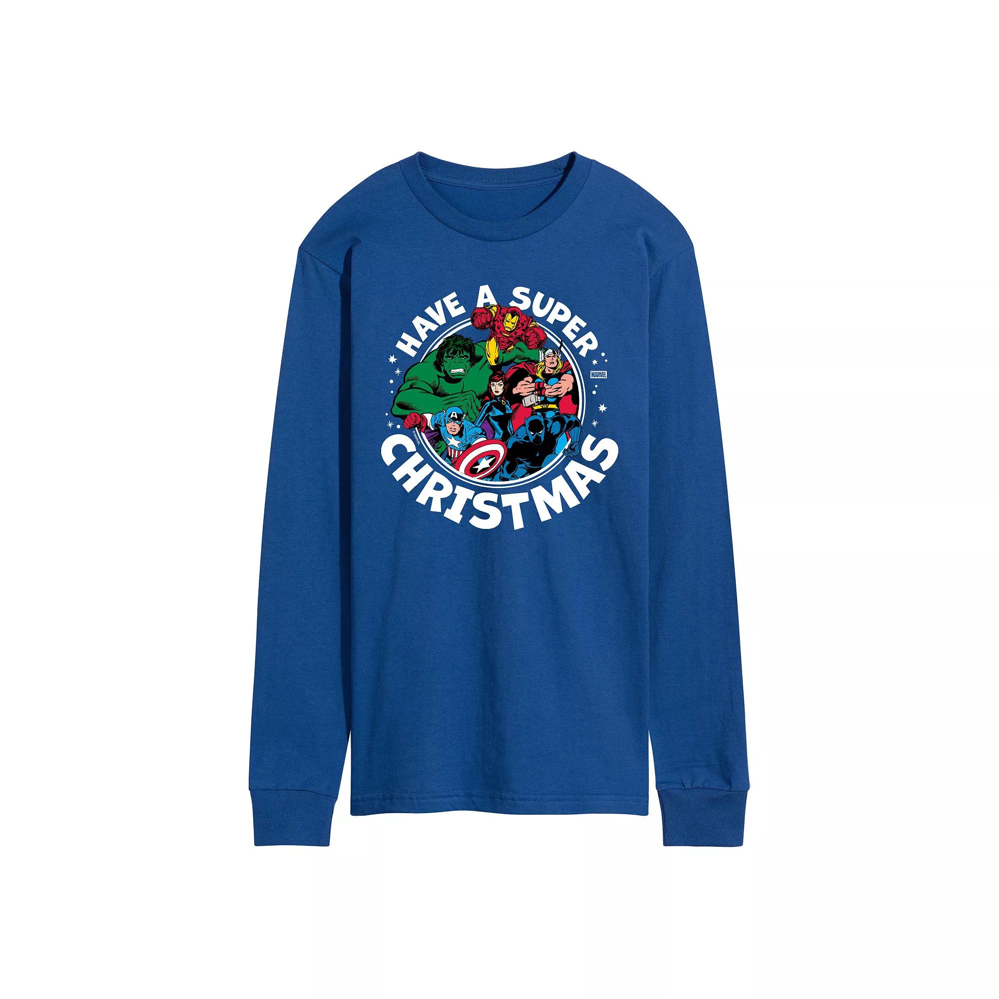 Disney / Pixar's Toy Story 4 Woody Men's Merry Christmas Y'all Long Sleeve Graphic Tee,  Product Image