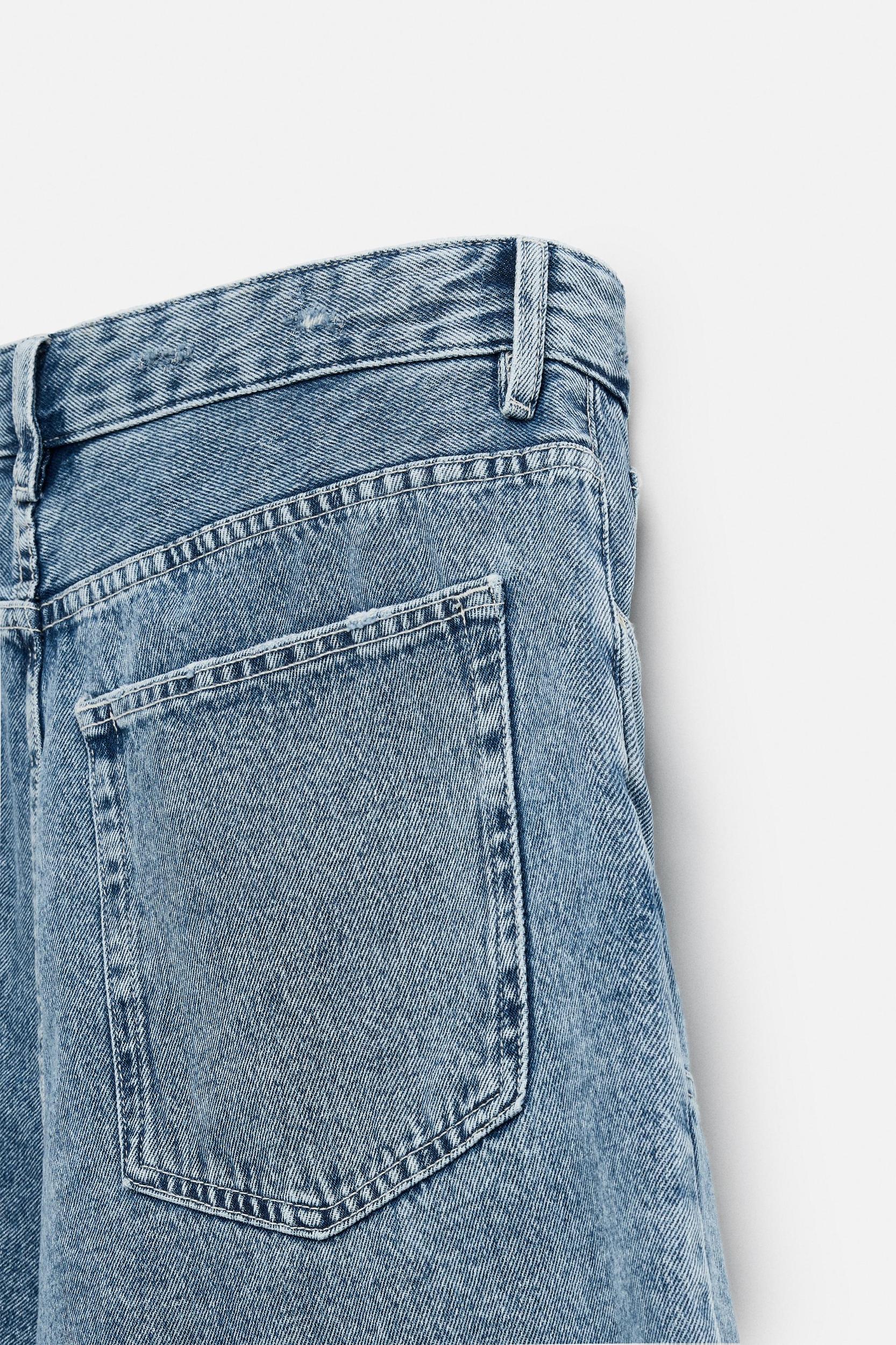 OVERSIZED FIT DENIM BERMUDA SHORTS Product Image