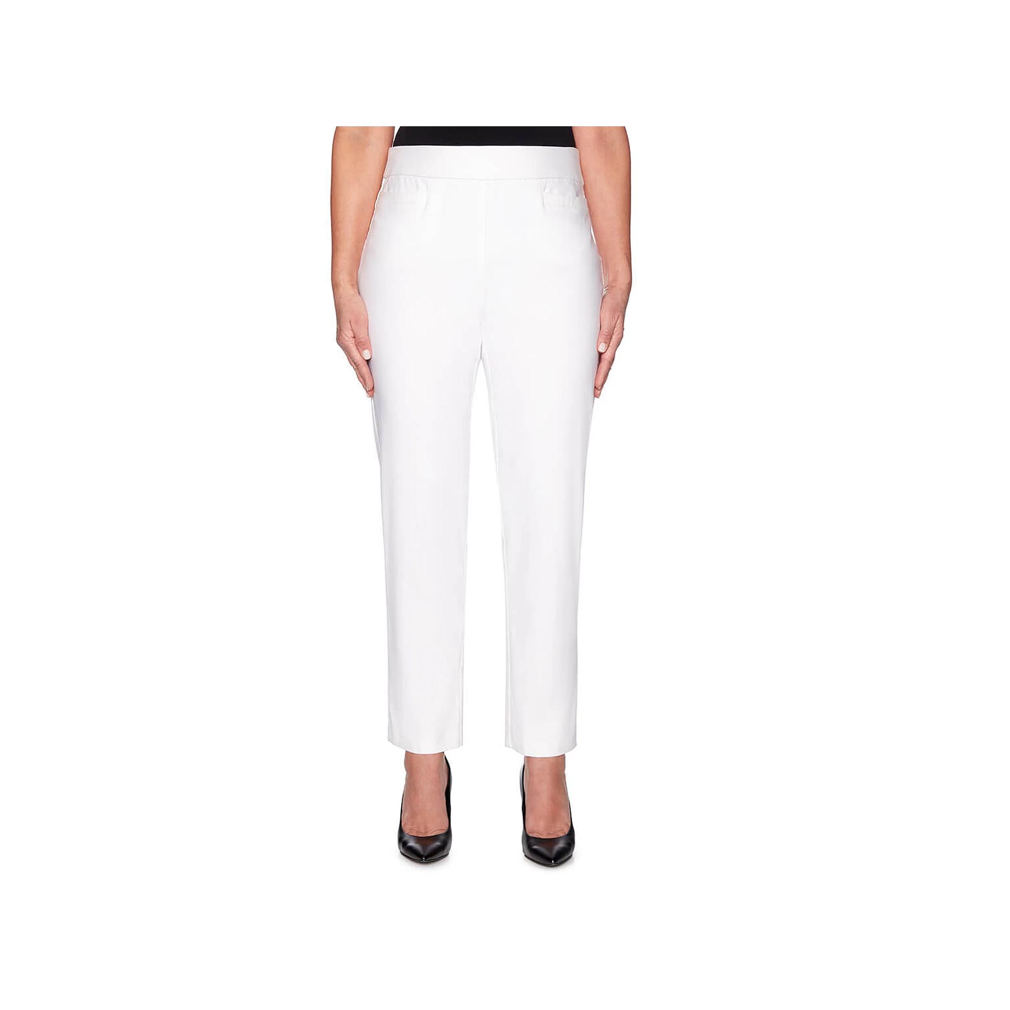 Plus Size Alfred Dunner Allure Pull On Ankle Pants, Womens Product Image