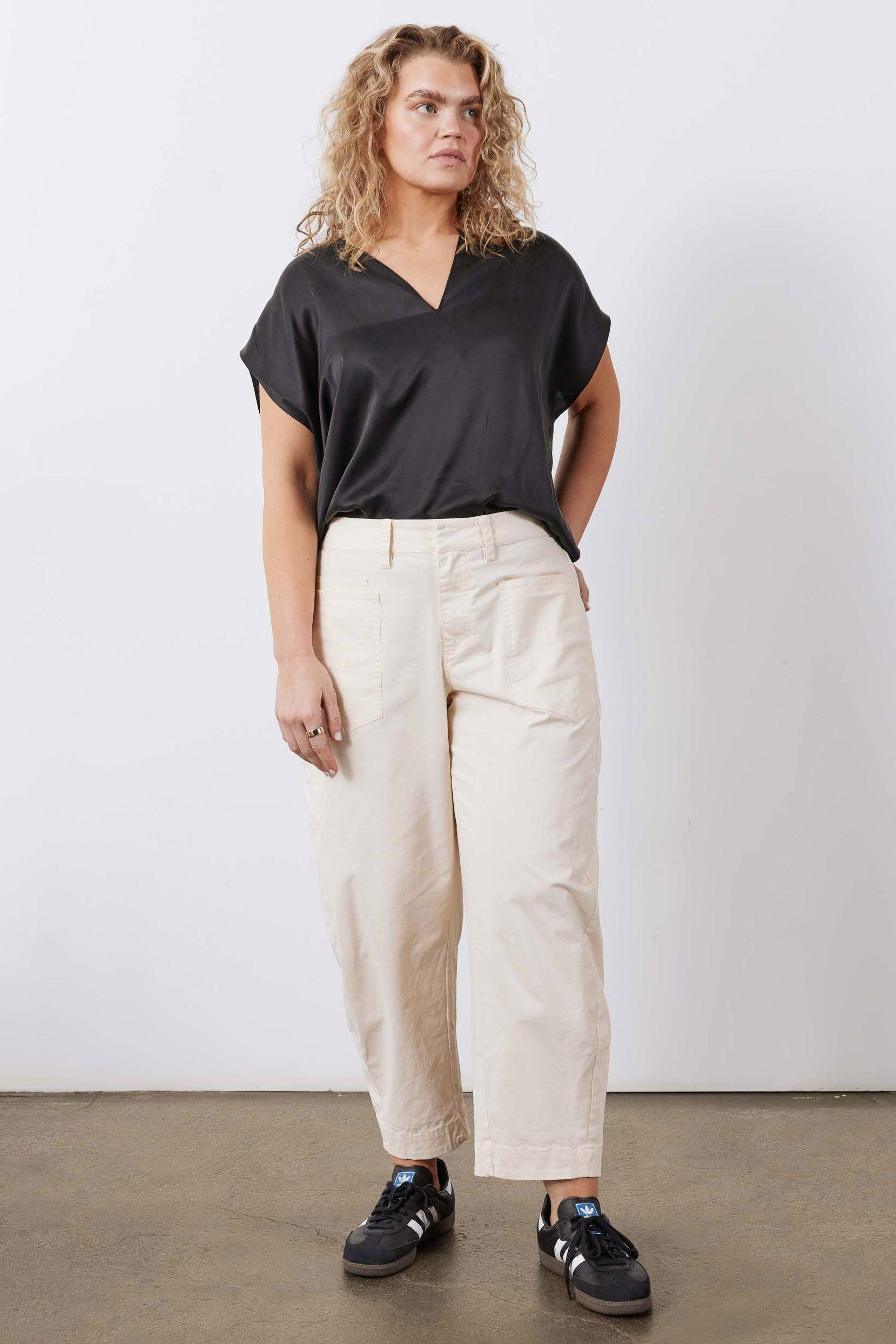 The Slouchy Soft Twill Pants Product Image