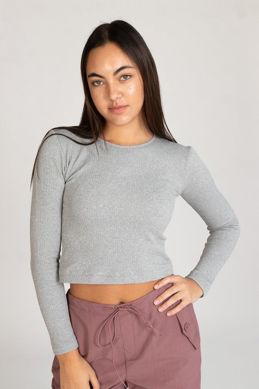 Waffle Knit Fleece Longsleeve Product Image