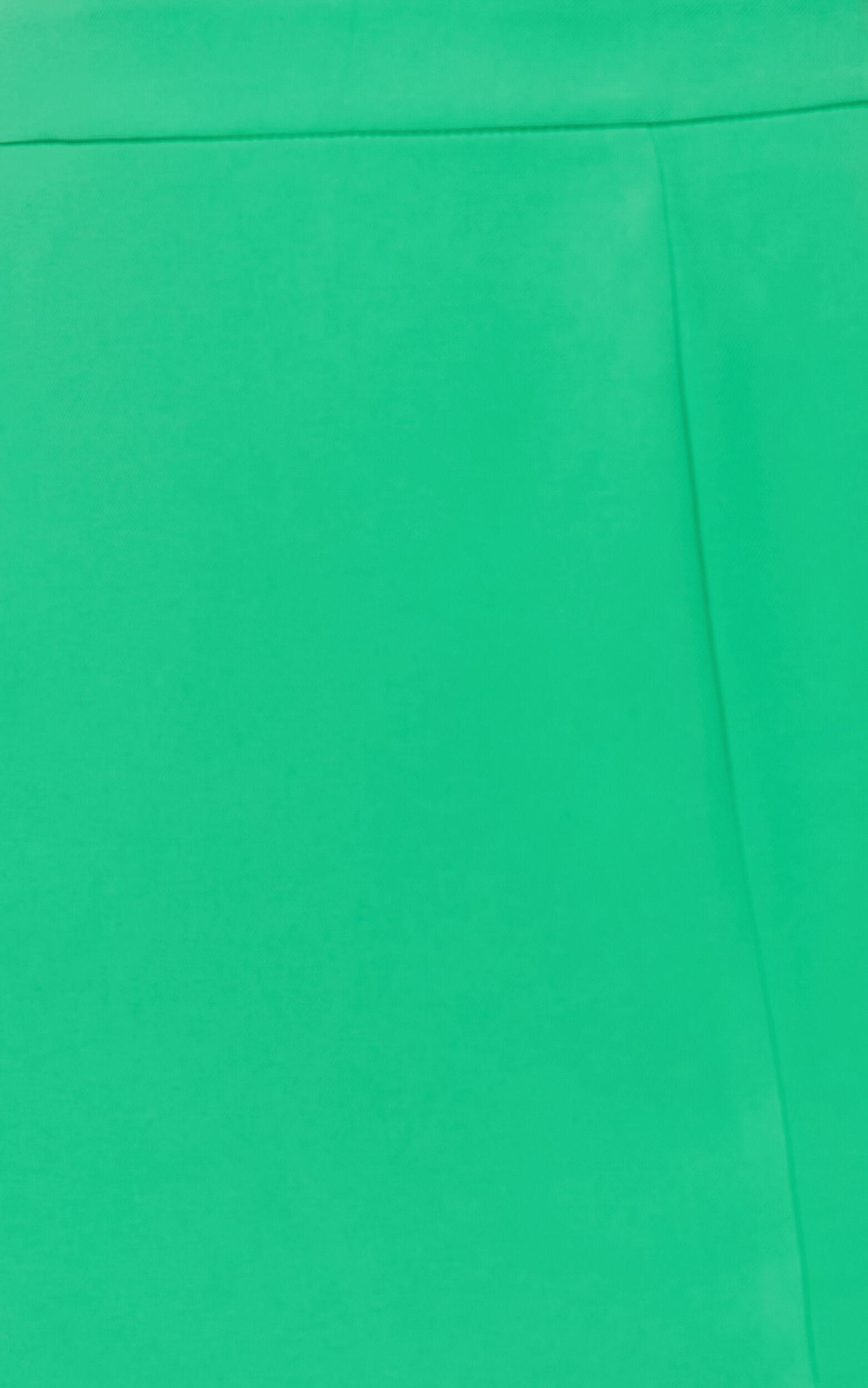 Evelenna Mini Skirt - High Waisted Split Skirt in Green Product Image