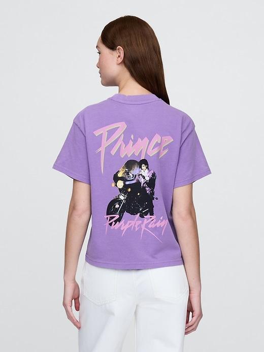 Purple Rain Relaxed Graphic T-Shirt Product Image