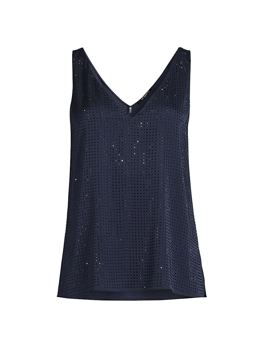 Womens Rosie Hotfix Crystal Blouse Product Image