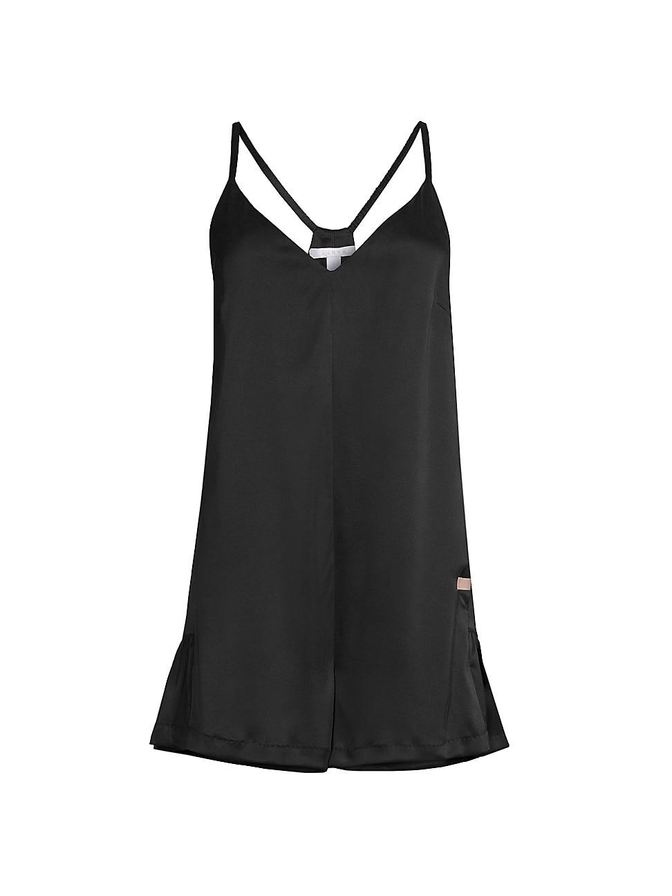 Womens Washable Silk Romper Product Image