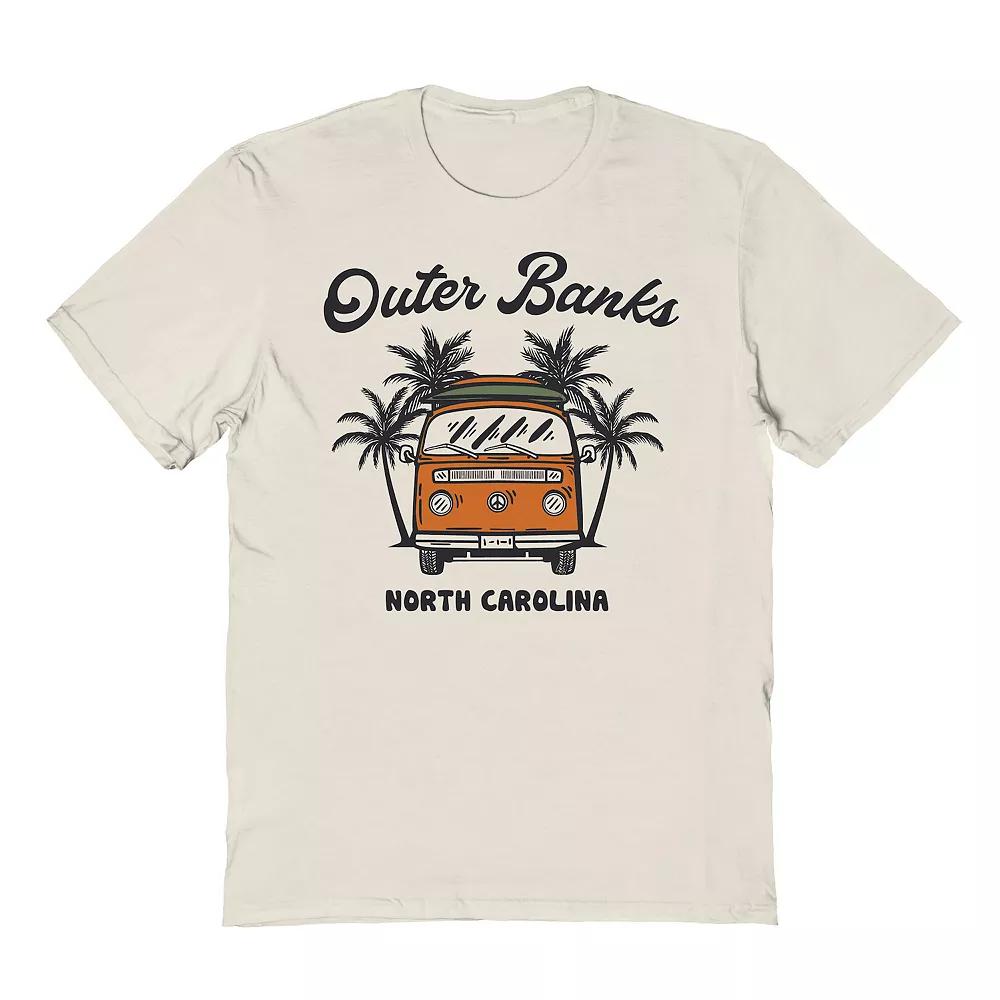 Men's Country Parks Outer Banks Van Graphic Tee, Size: Large, Natural Product Image