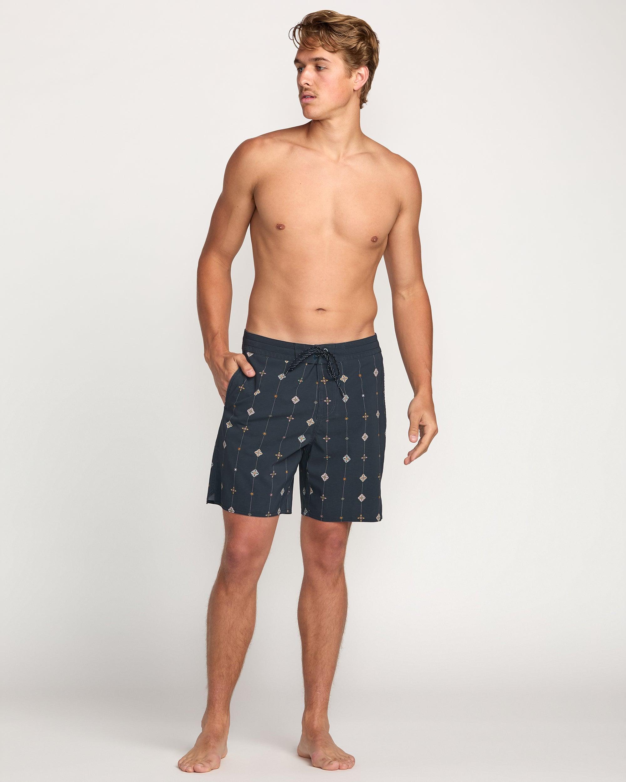 73 Lo Tide 18" Boardshorts - Mist Green Male Product Image