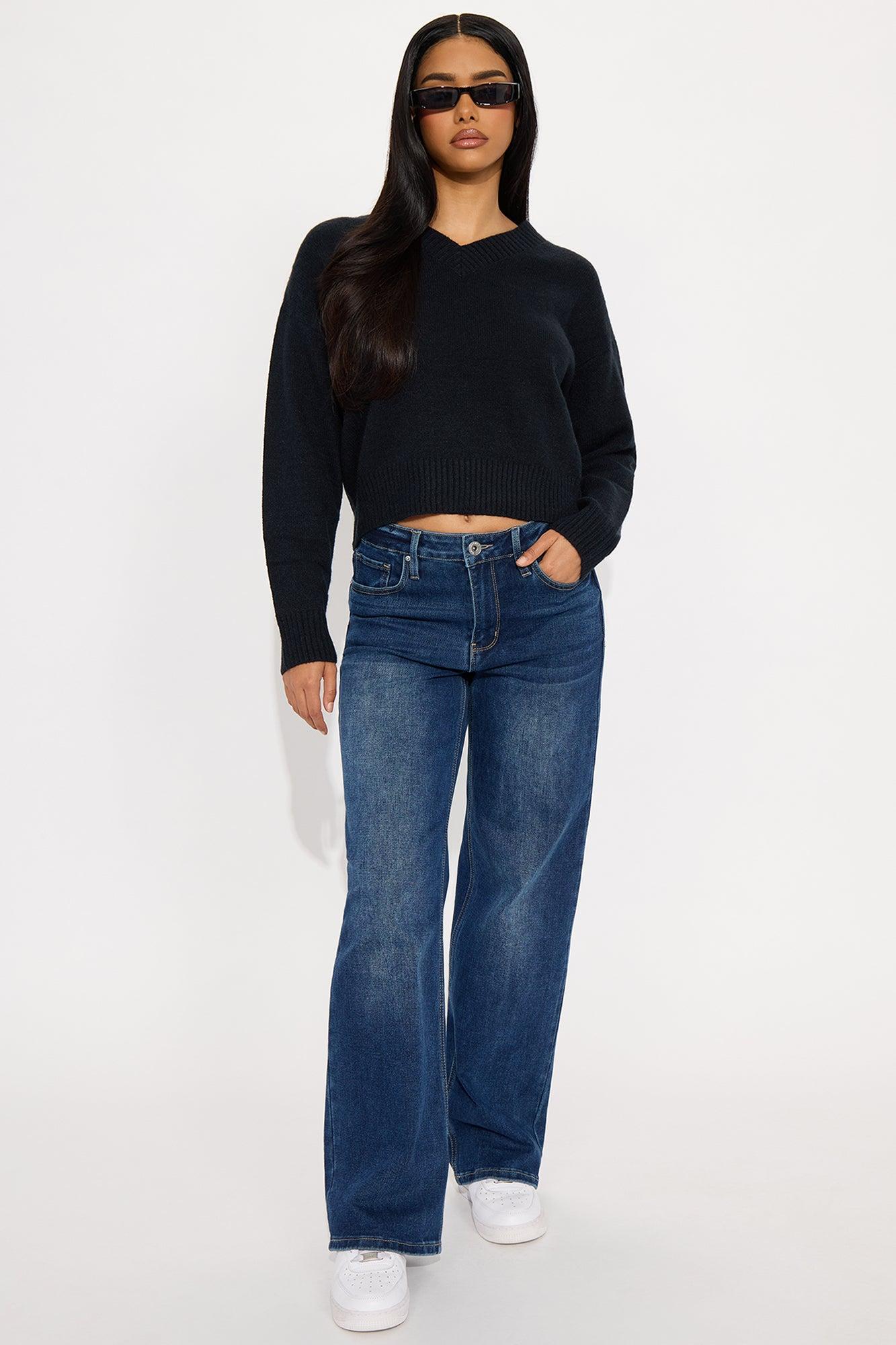The Everyday Sweater - Black Female Product Image