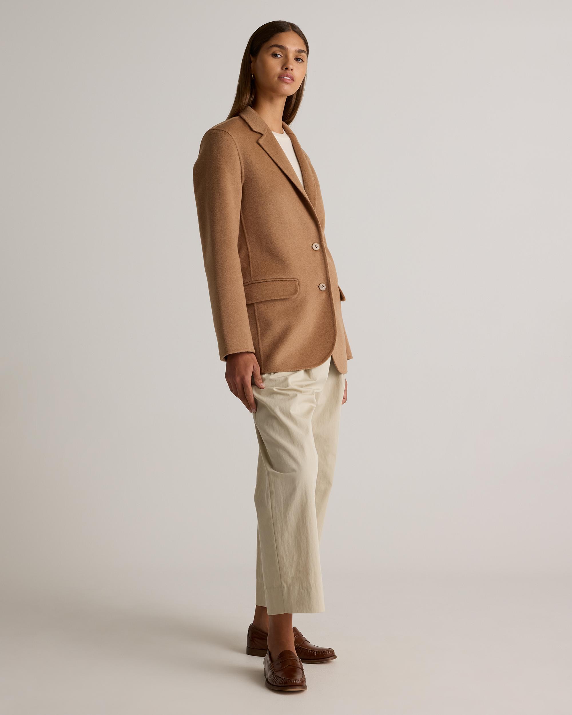 Quince | Women's Double-Faced Merino Wool Soft Blazer Size XS, Wool/Nylon Product Image