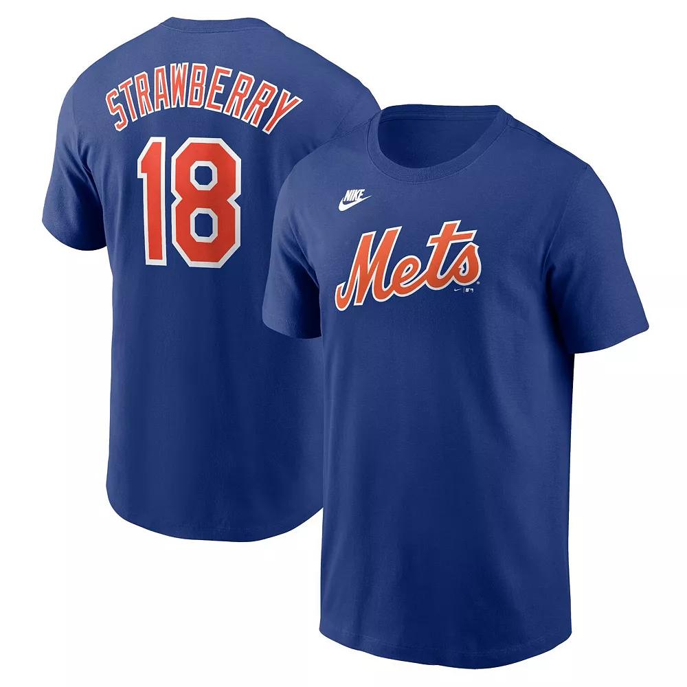 Darryl Strawberry New York Mets Cooperstown Fuse Nike Men's MLB T-Shirt Product Image