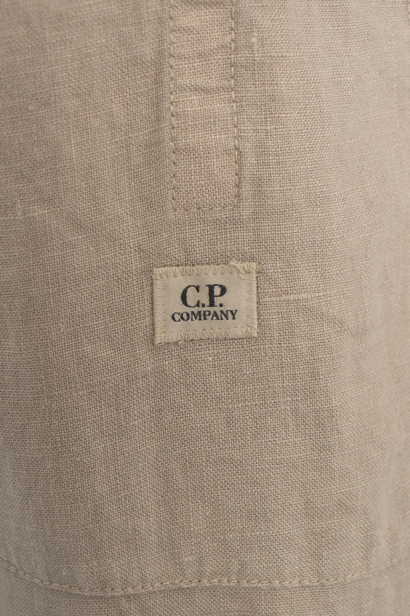 Linen cargo bermuda Product Image