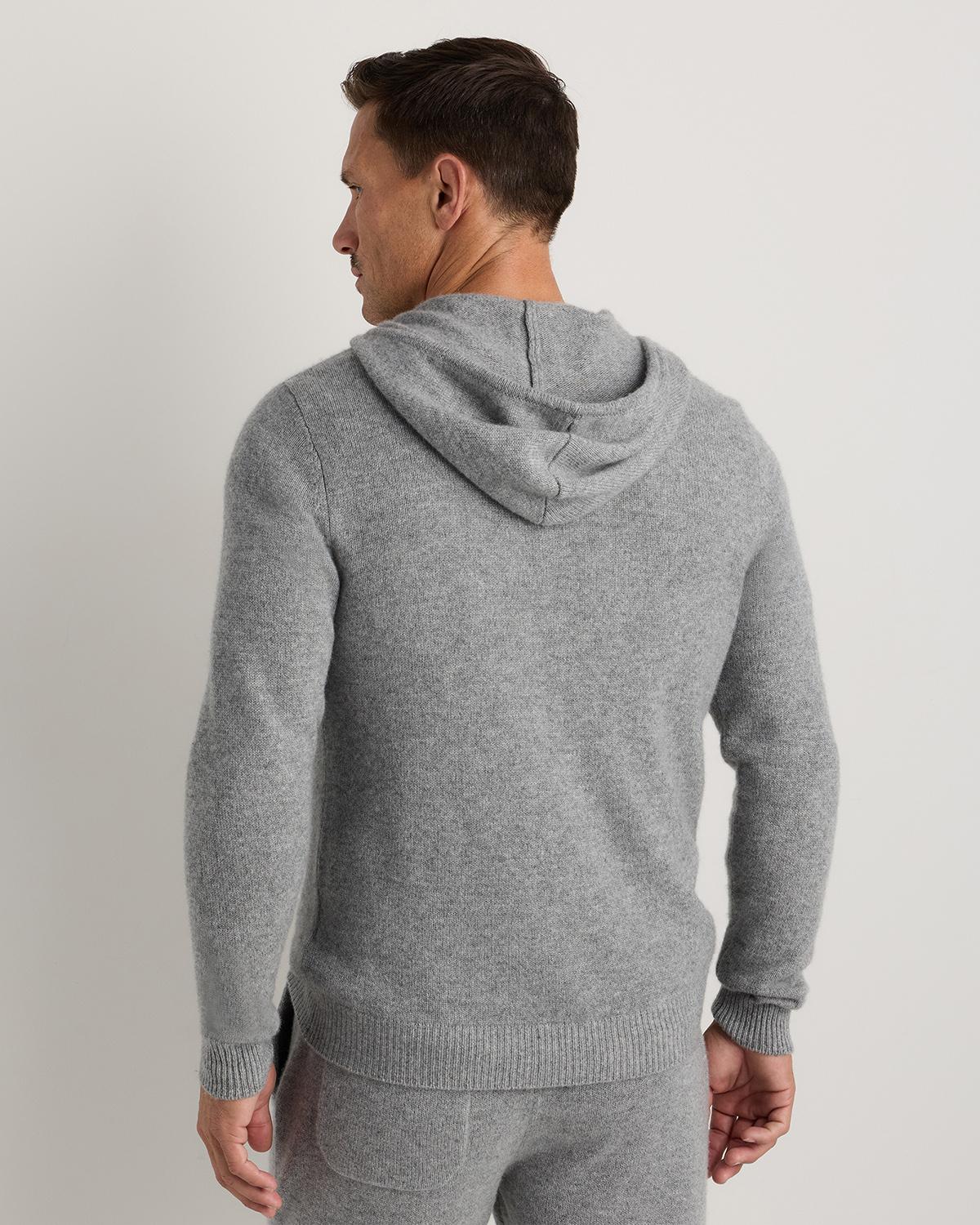 Quince | Men's Mongolian Cashmere Full-Zip Hoodie Product Image