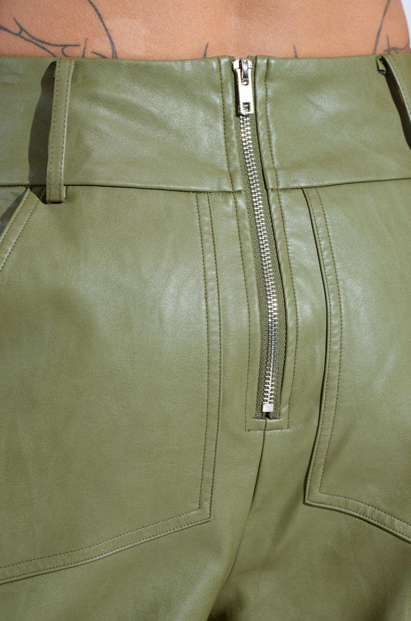 AMY TROUSER IN OLIVE Product Image