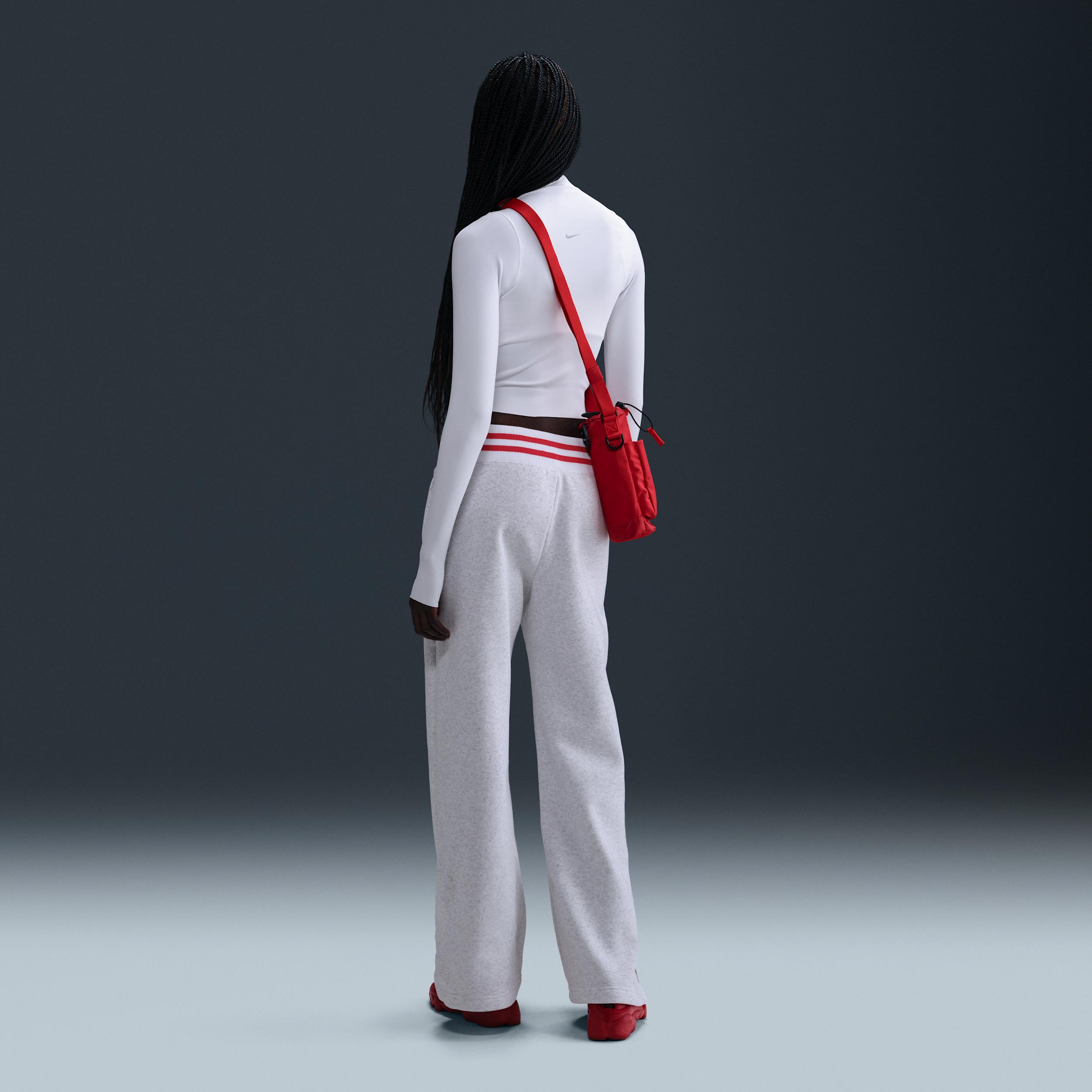 Women's Nike Sportswear Phoenix Fleece High-Waisted Wide-Leg Graphic Pants Product Image