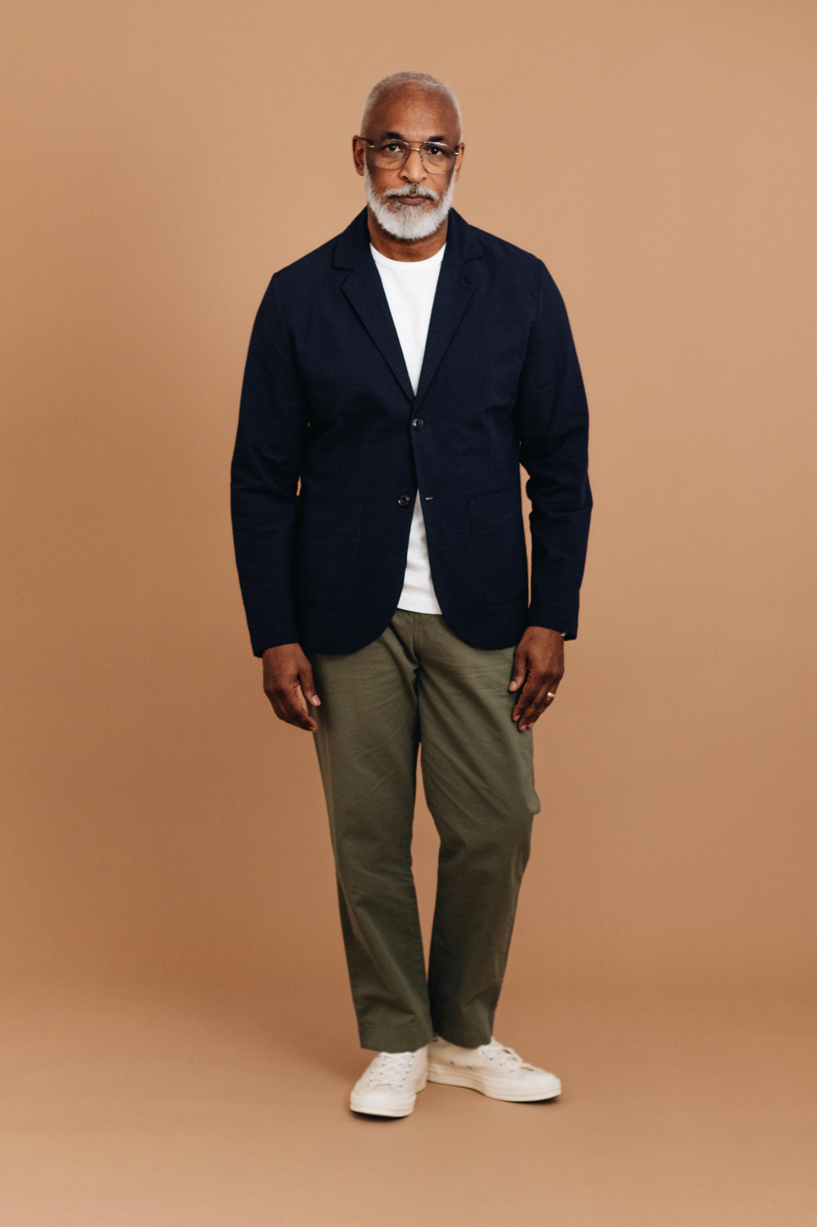 Merida Seersucker Casual Blazer Product Image