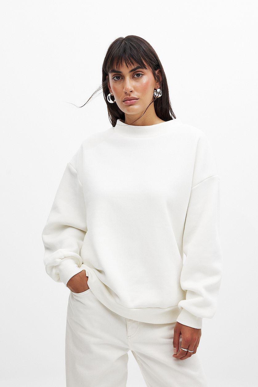 High Neck Detail Sweatshirt Product Image