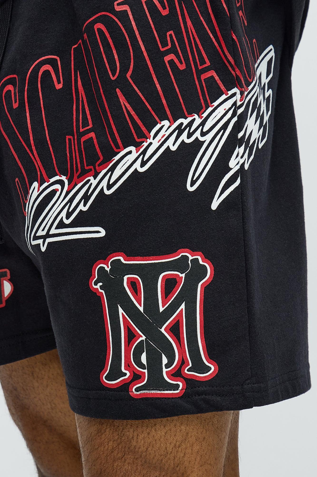 Scarface Racing Sweatshorts - Black Product Image