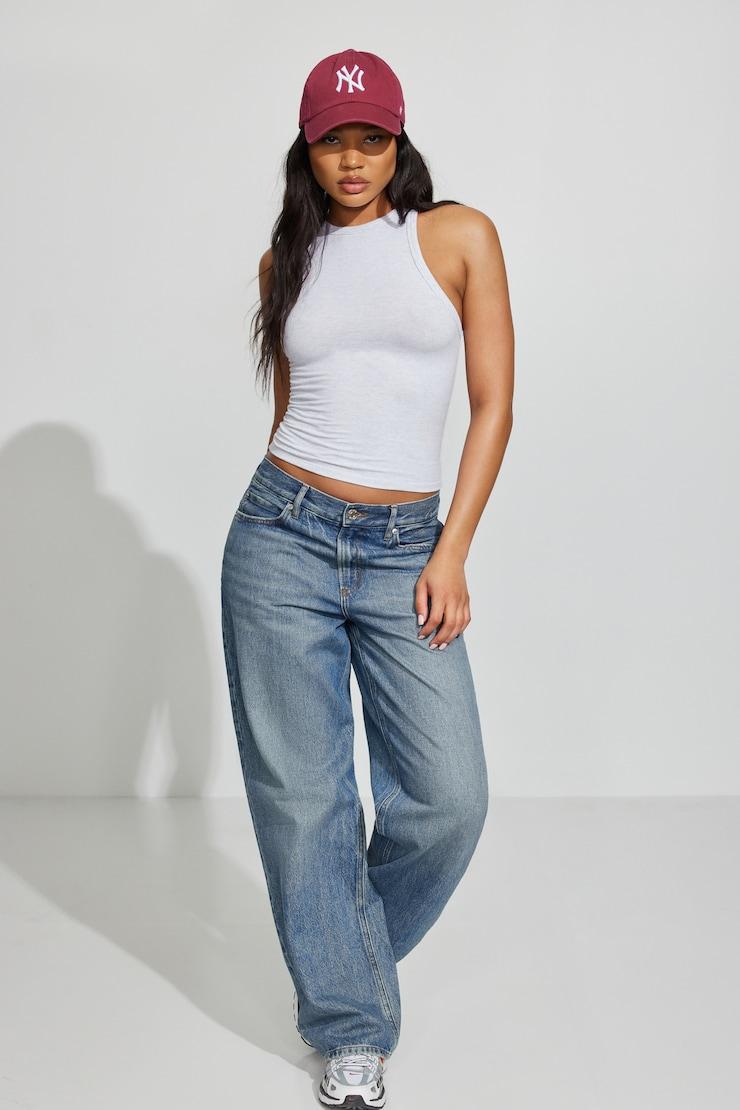 Ribbed Double Layer T-Shirt Product Image