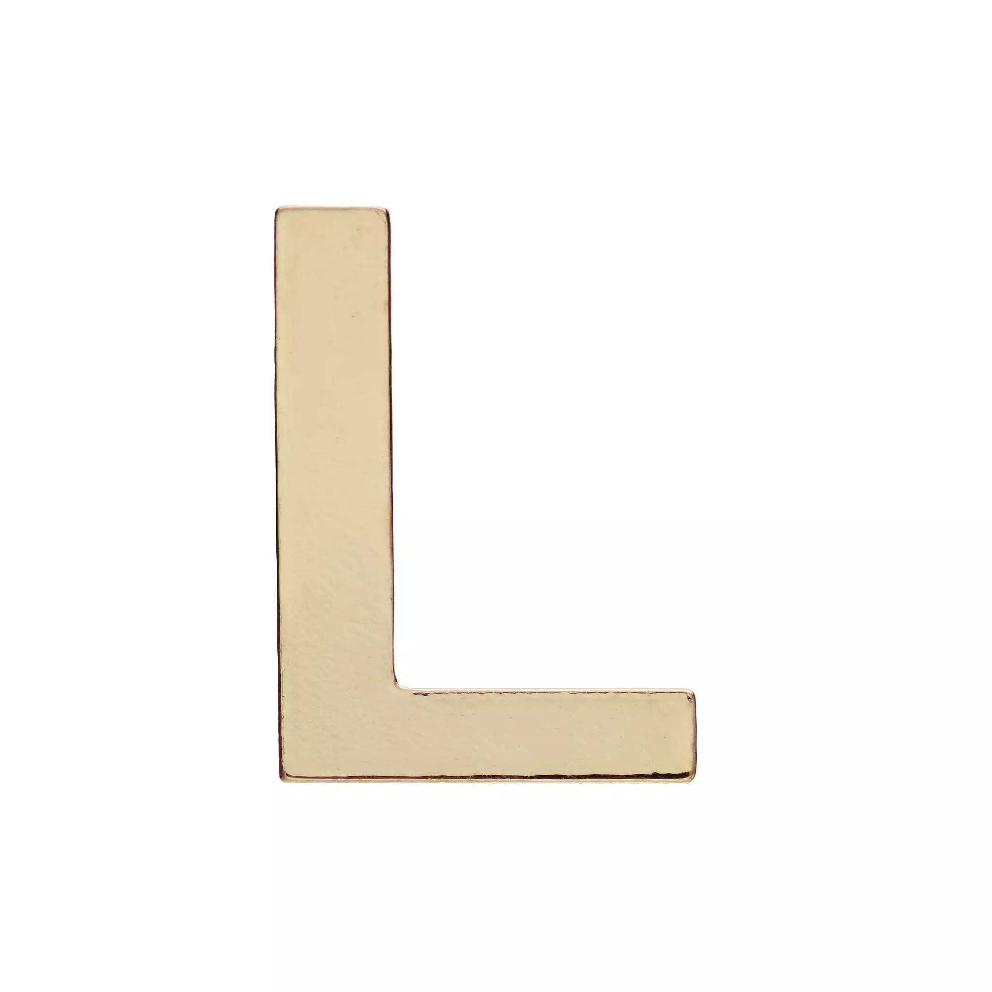 Au Naturale 14k Gold Initial Single Stud Earring, Women's, C Product Image