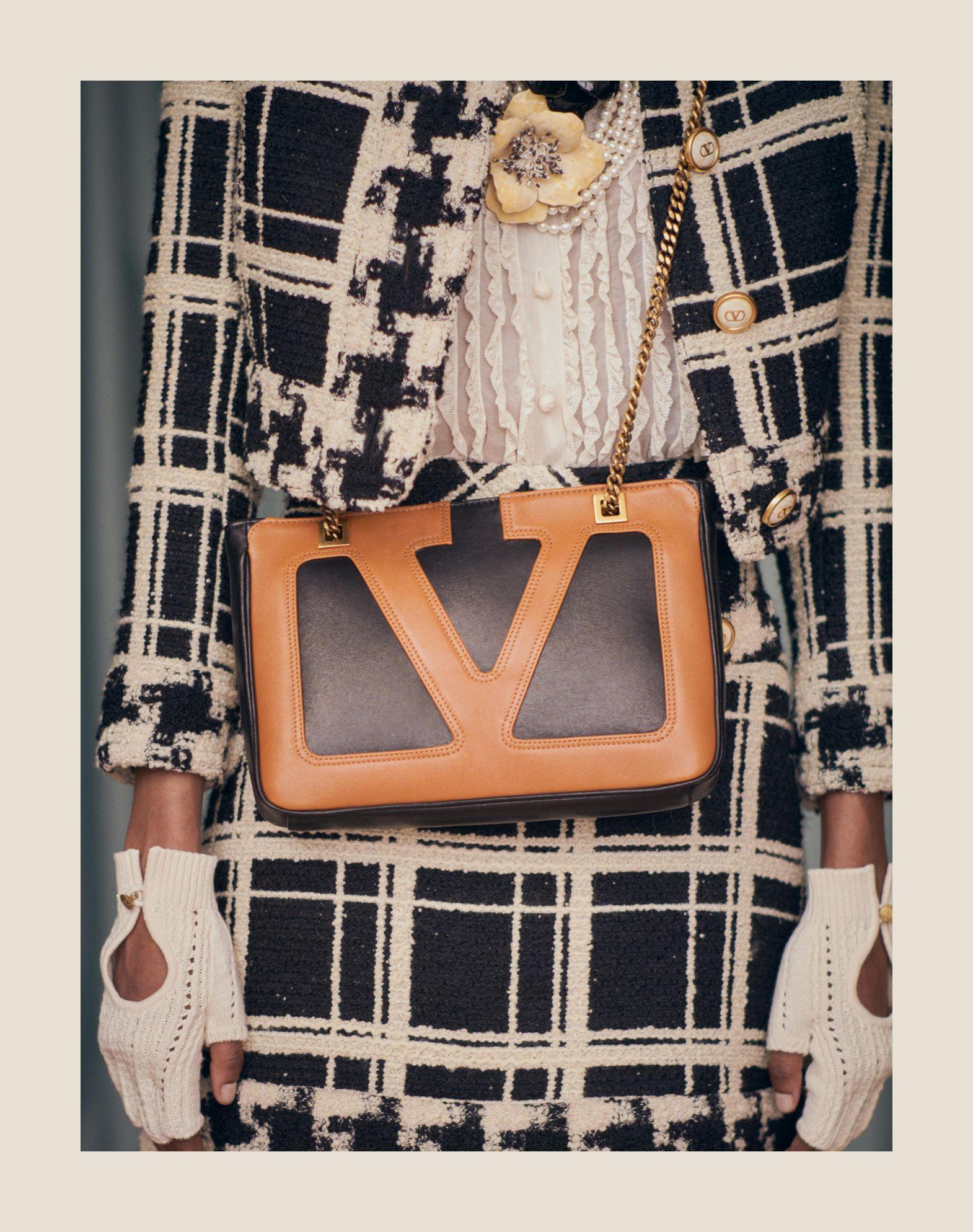 Valentino Garavani Viva Superstar Small Nappa Leather Shopping Bag Product Image