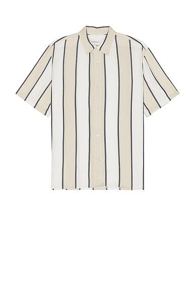 Short Sleeve Cabana Stripe Shirt Product Image