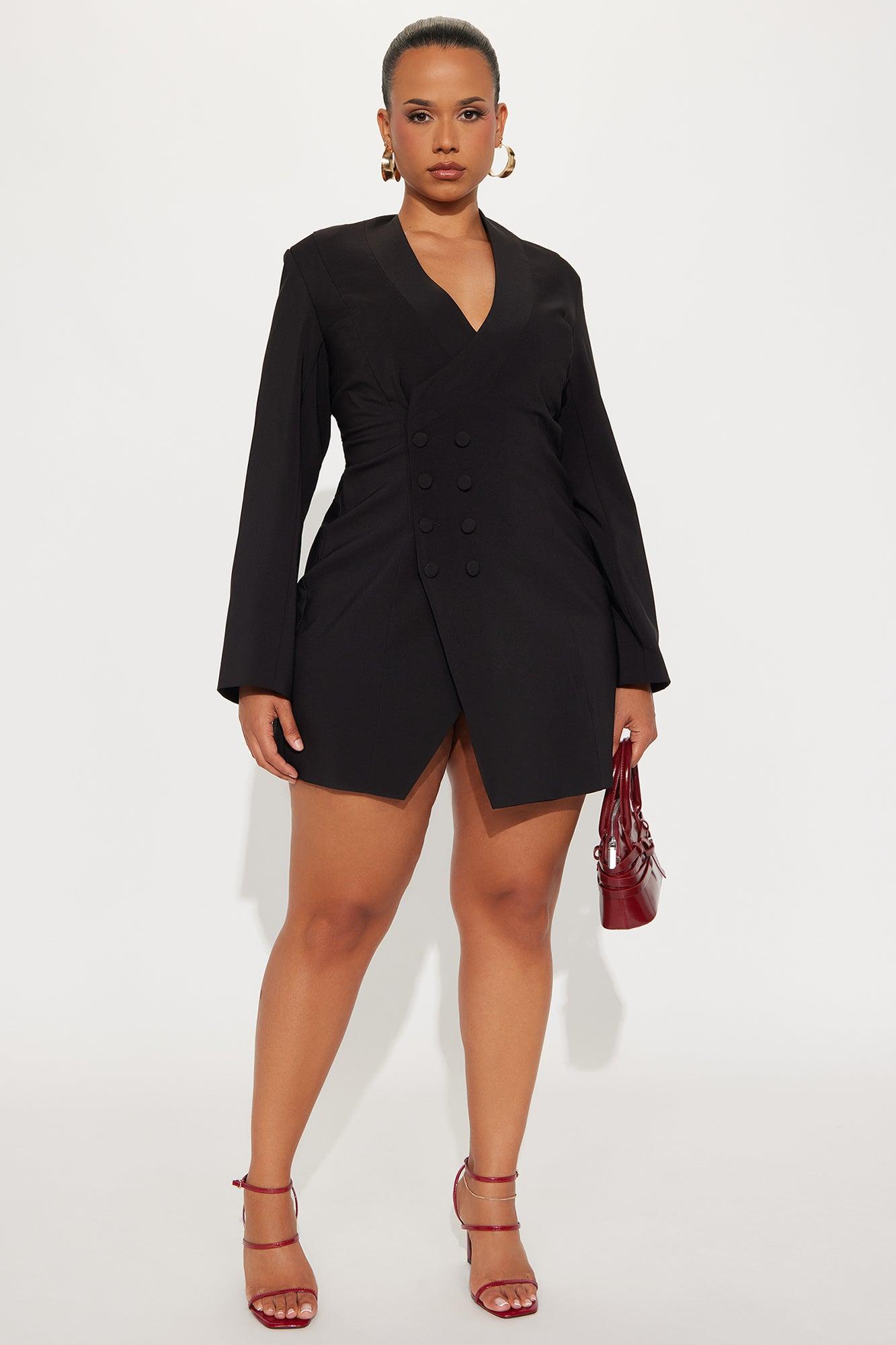 Elliet Blazer Mini Dress - Black Female Product Image