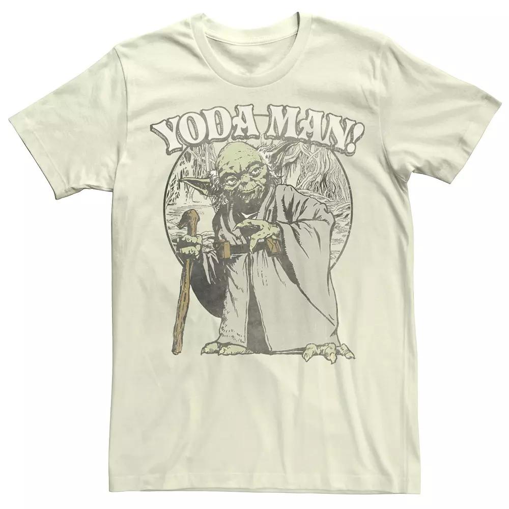 Men's Star Wars Yoda Man Portrait Tee,  Product Image