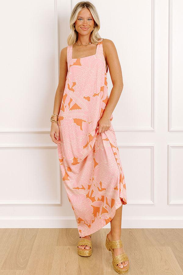 Bali Botanica Floral Midi Dress Product Image