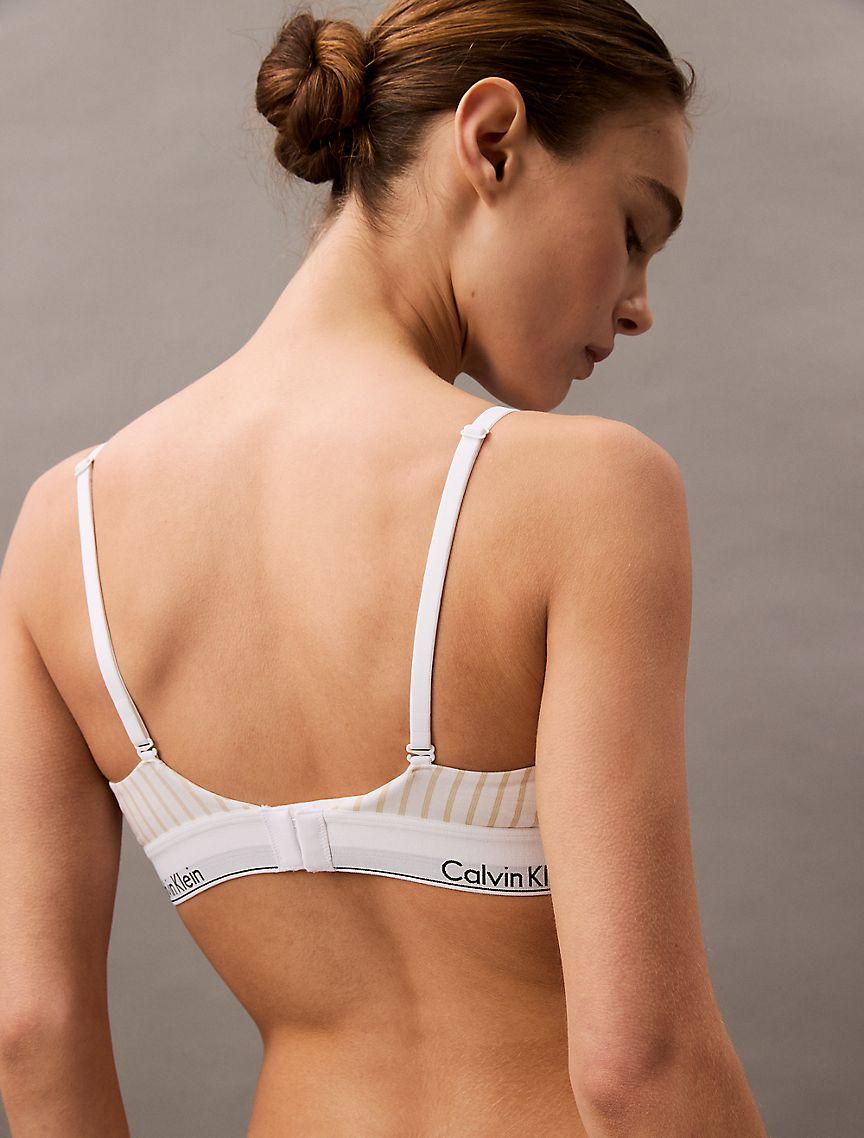 Icon Cotton Modal Lightly Lined Triangle Bralette Product Image