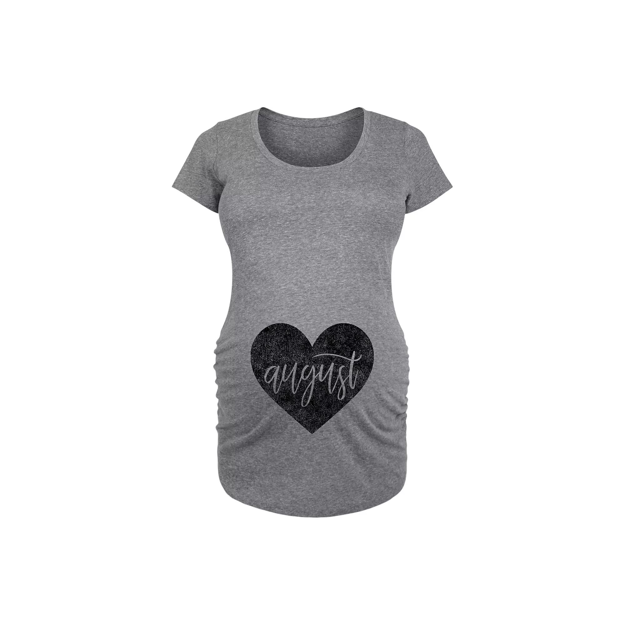 Maternity Heart August Graphic Tee, Women's,  Product Image