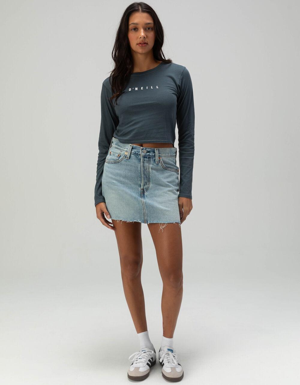 O'NEILL Branded Womens Long Sleeve Tee - SLATE BLUE Product Image
