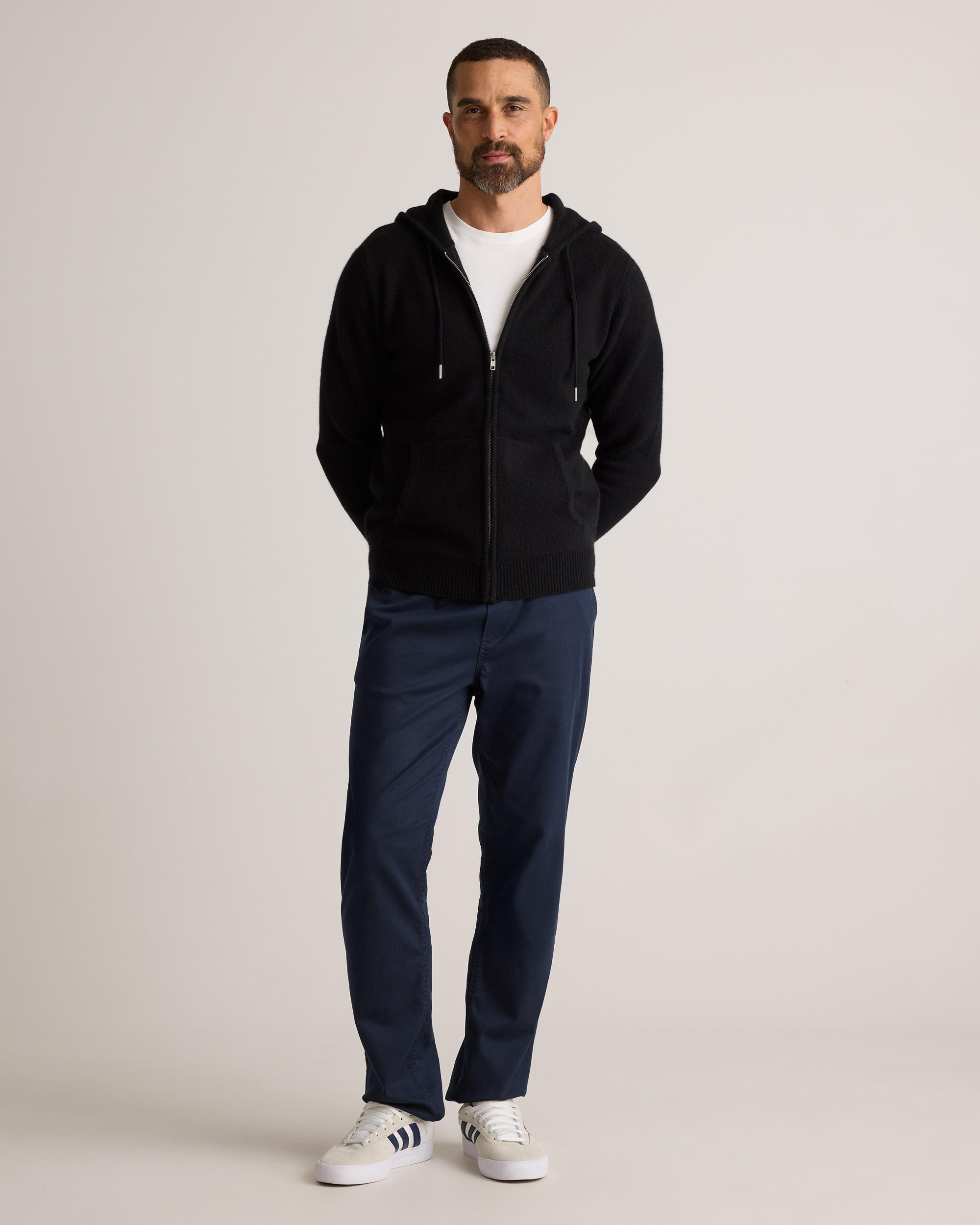Quince | Men's Mongolian Cashmere Full-Zip Hoodie Product Image