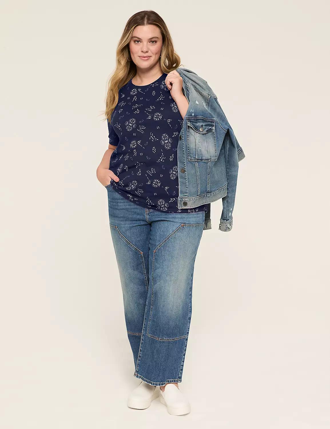 Perfect Sleeve Crew-Neck Tee Product Image