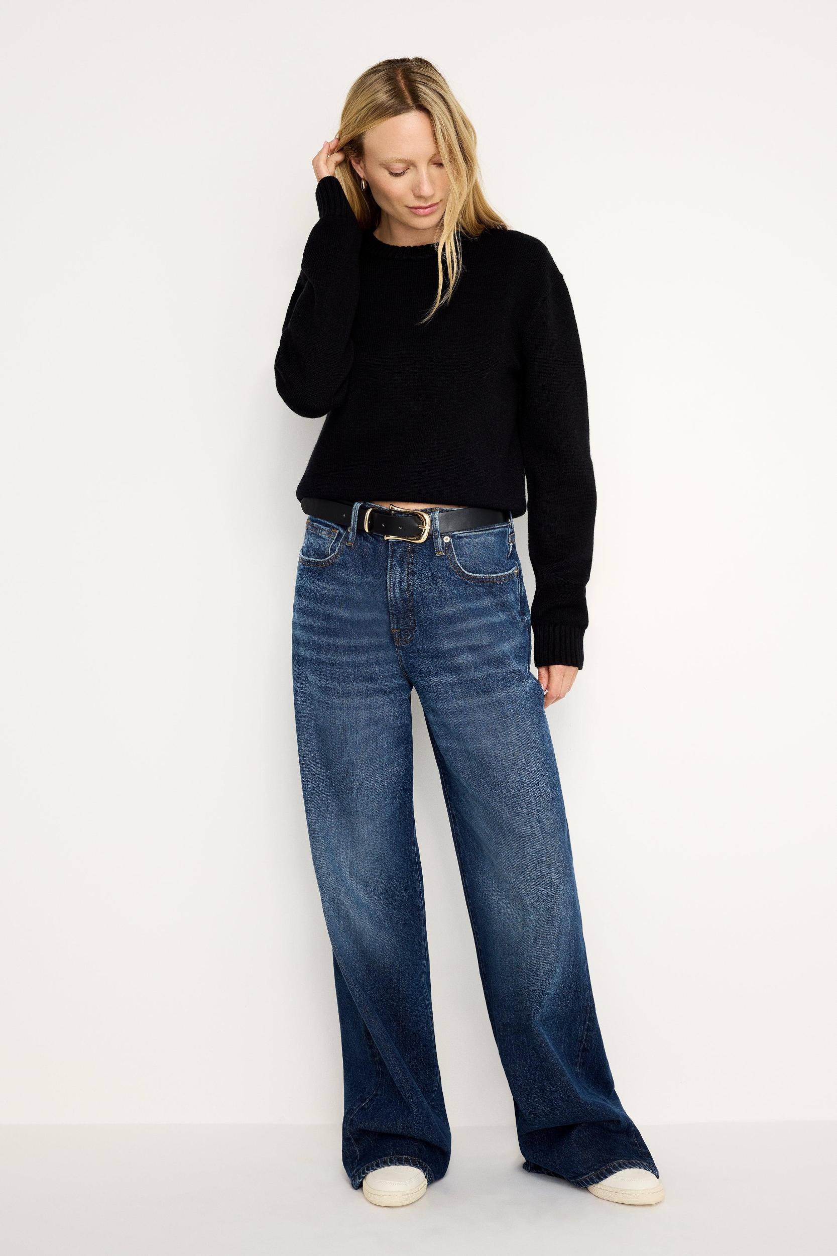 CLASSIC SADDLE BUCKLE BELT | BLACK001 Product Image