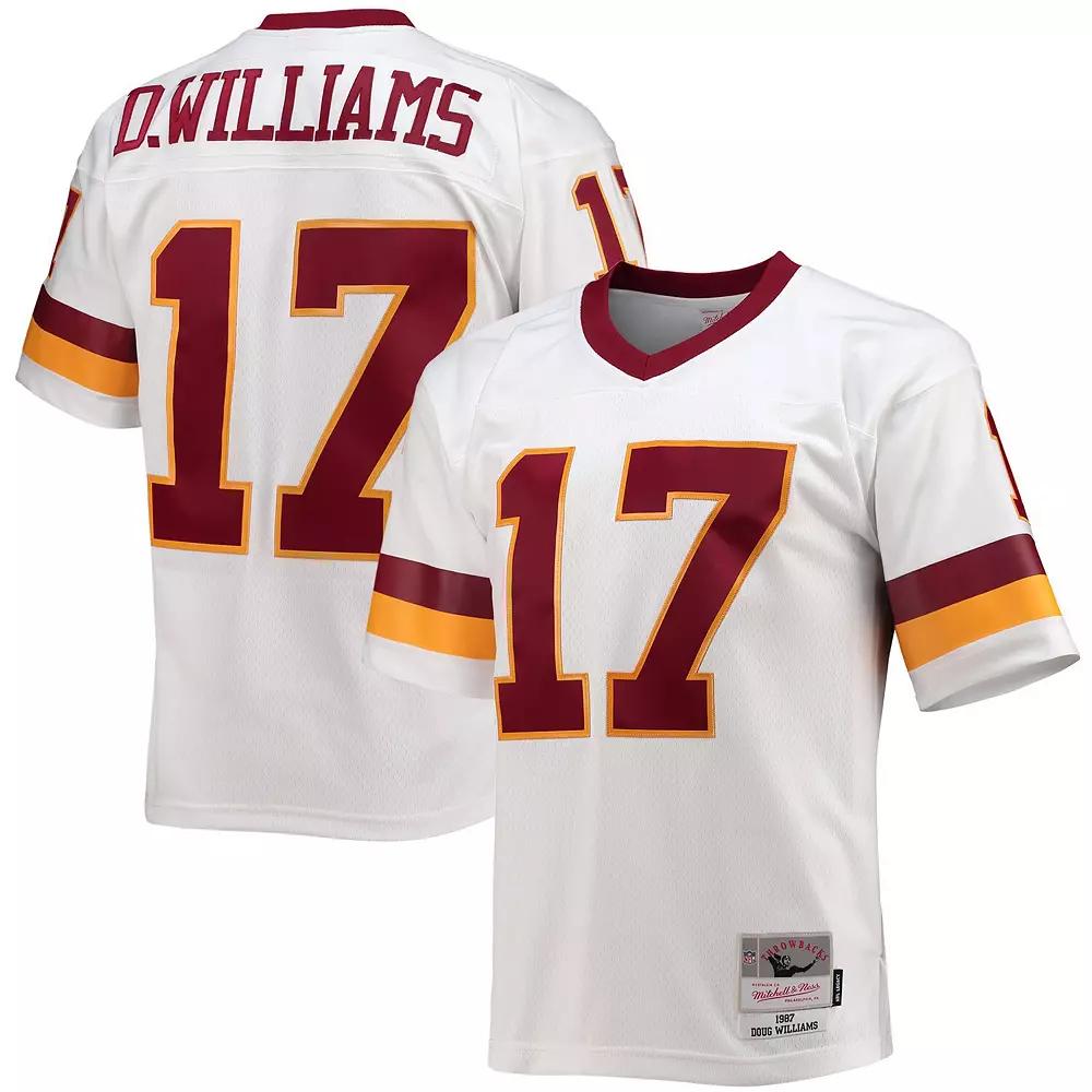 Men's Mitchell & Ness Doug Williams White Washington Football Team 1987 Legacy Replica Jersey, Size: Medium, Wft White Product Image