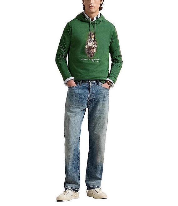 Polo Ralph Lauren Big & Tall Polo Bear Graphic Long Sleeve Hoodie T-Shirt Product Image