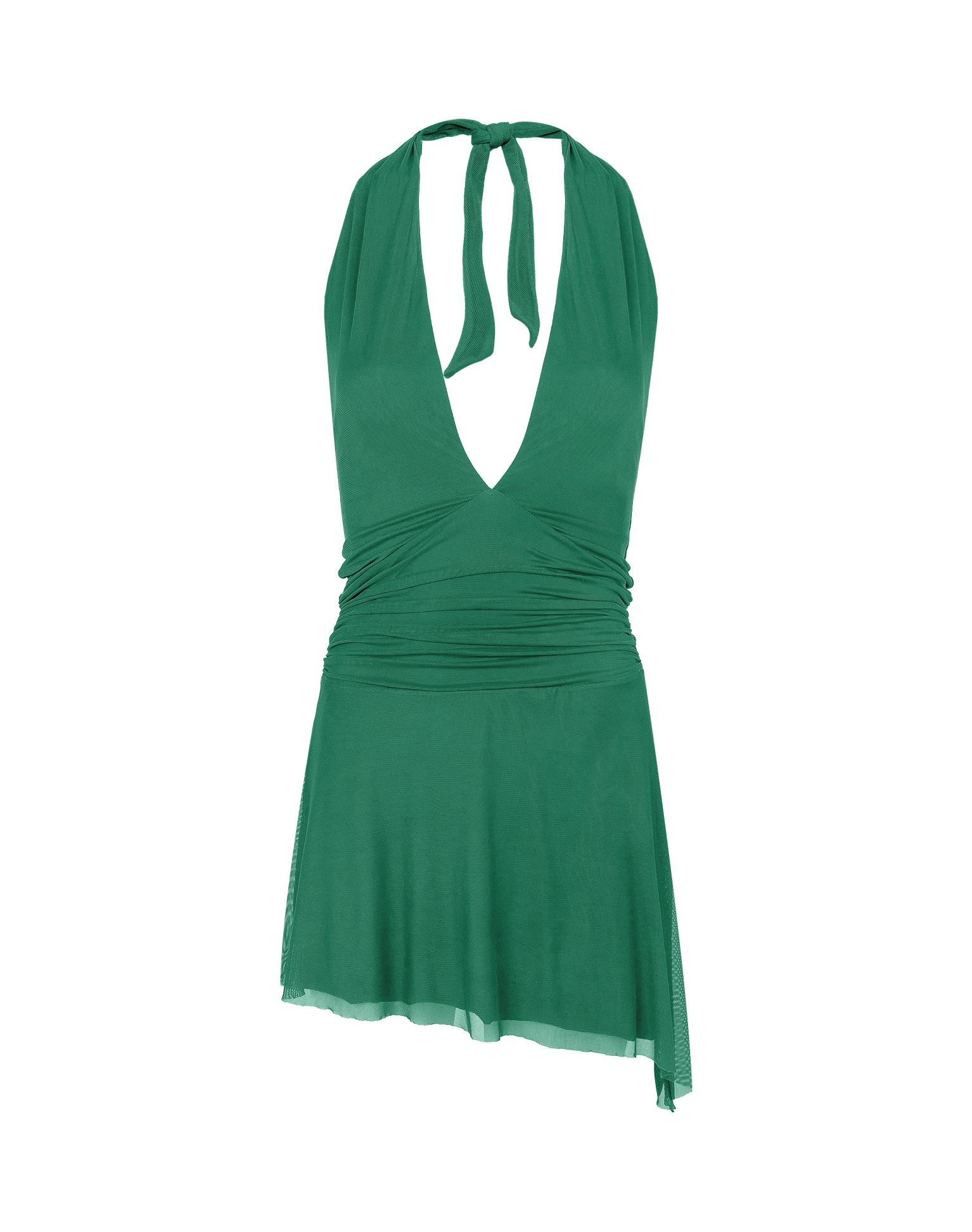 Nina Short Halter Dress - Bayside Product Image