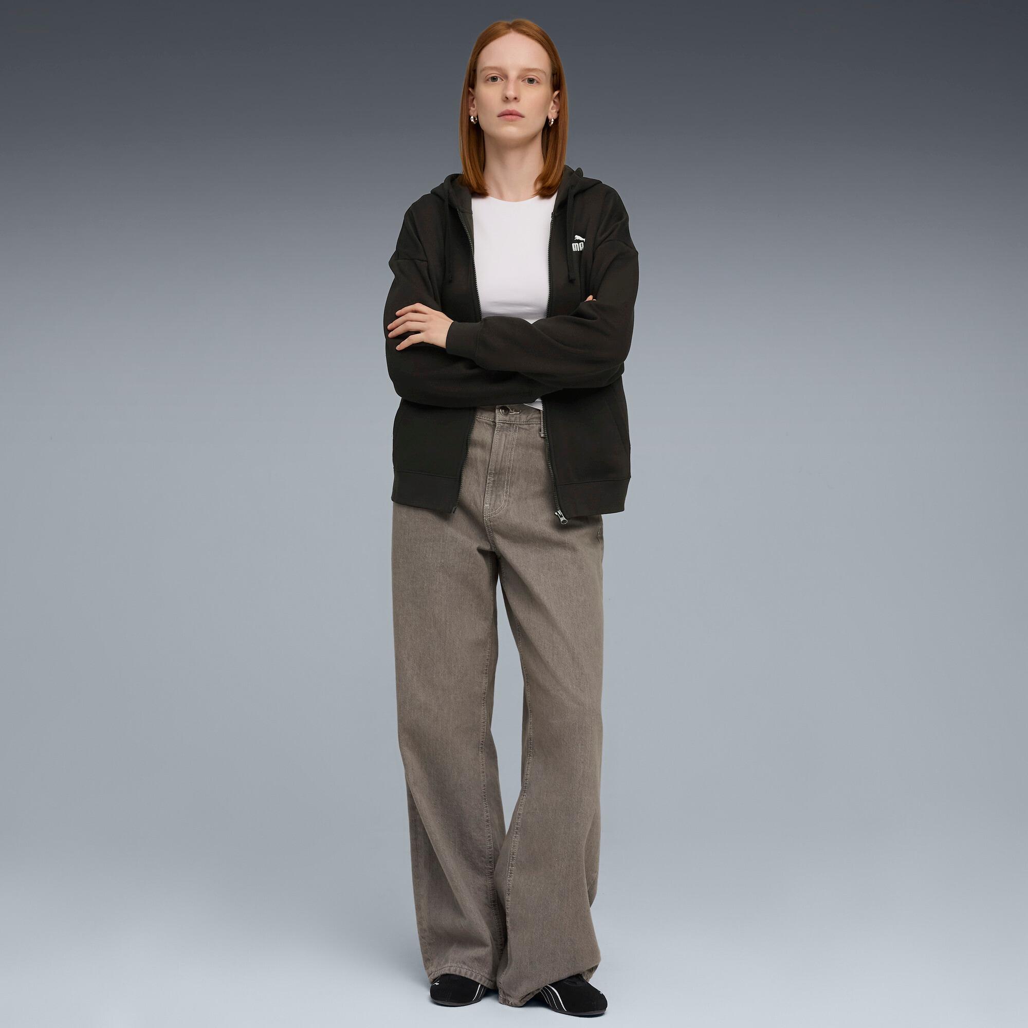 PUMA Essentials Women's Fleece Zip-Up Hoodie Product Image