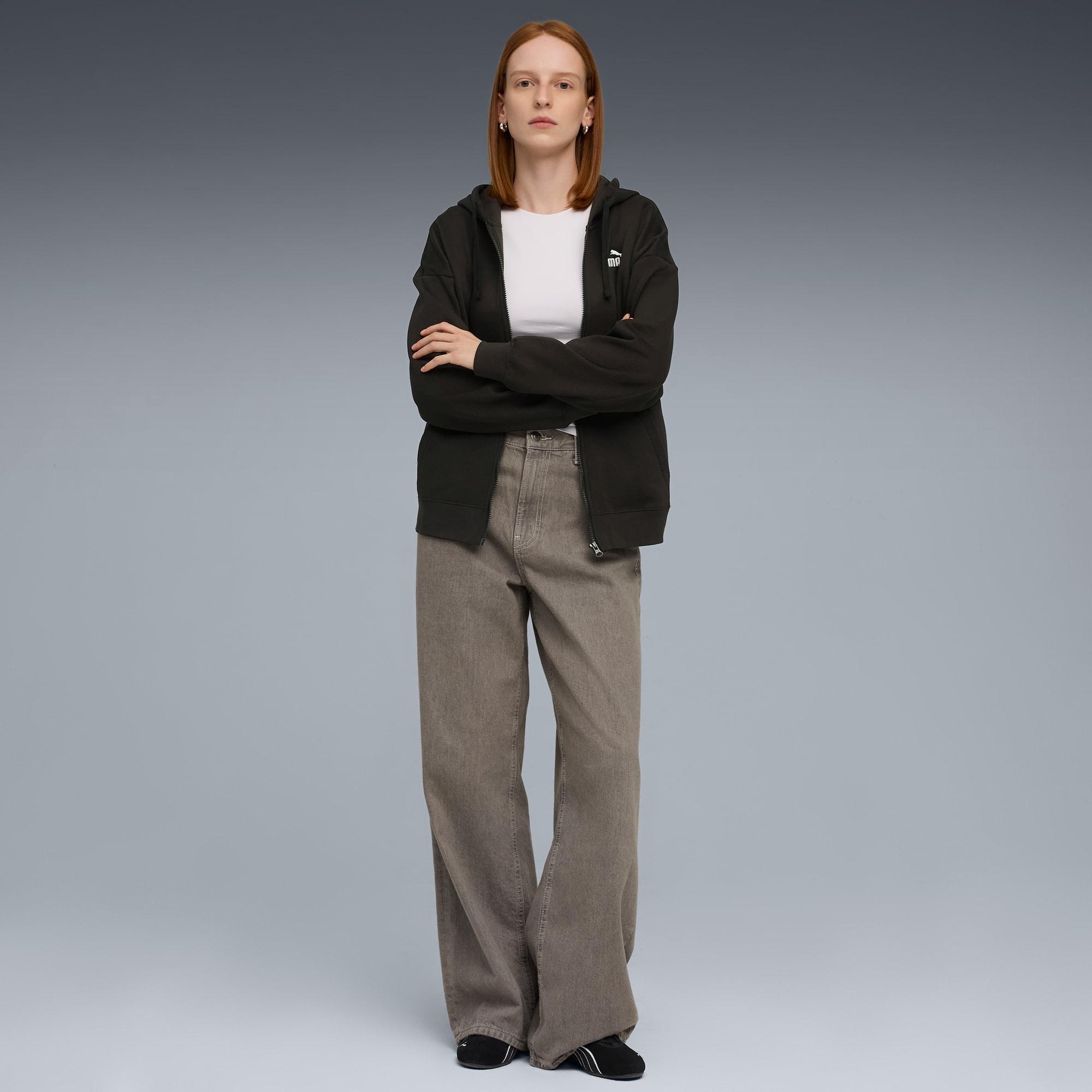 PUMA Essentials Women's Fleece Zip-Up Hoodie Product Image