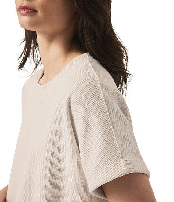 Splendid Scuba Knit Crew Neck Short Sleeve Tee Product Image