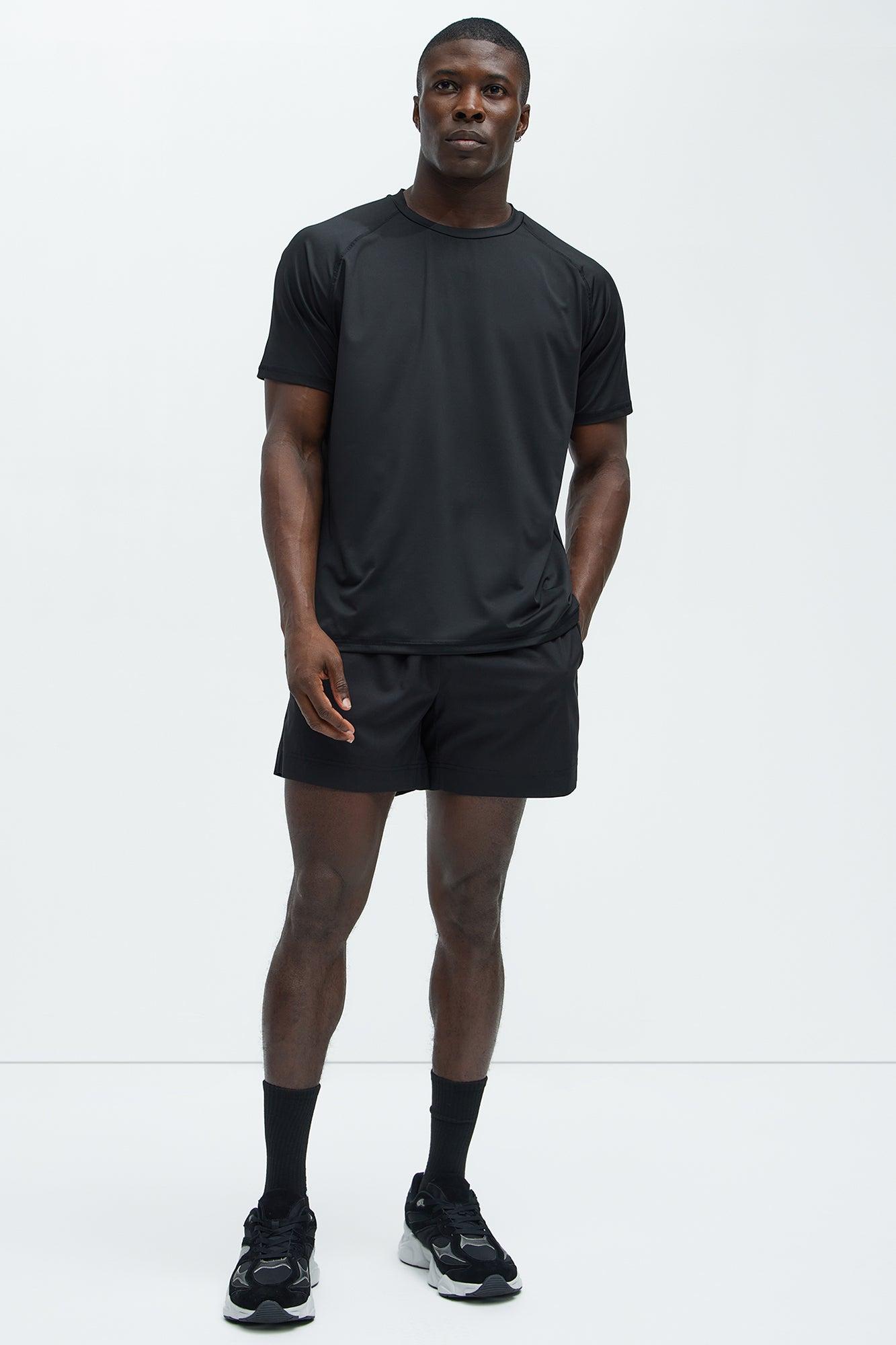 Vital Active Raglan Tee - Black Product Image